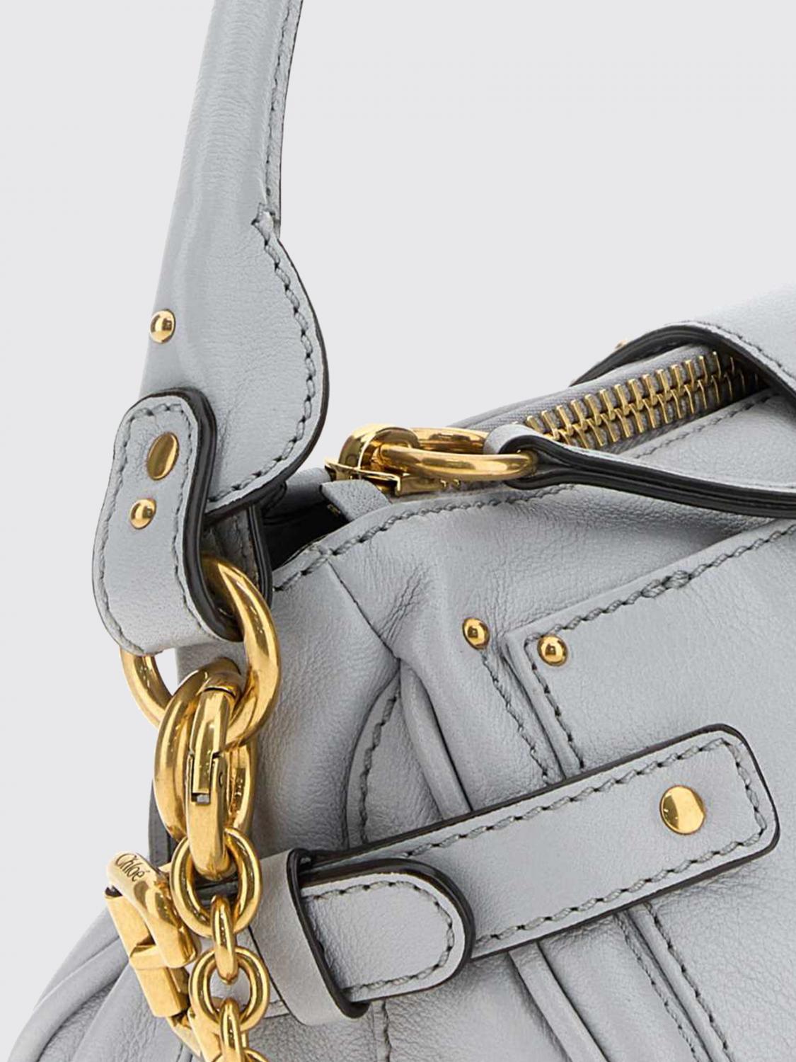 CHLOÉ BORSA A SPALLA: Borsa a spalla donna ChloÉ, Grigio - Img 3