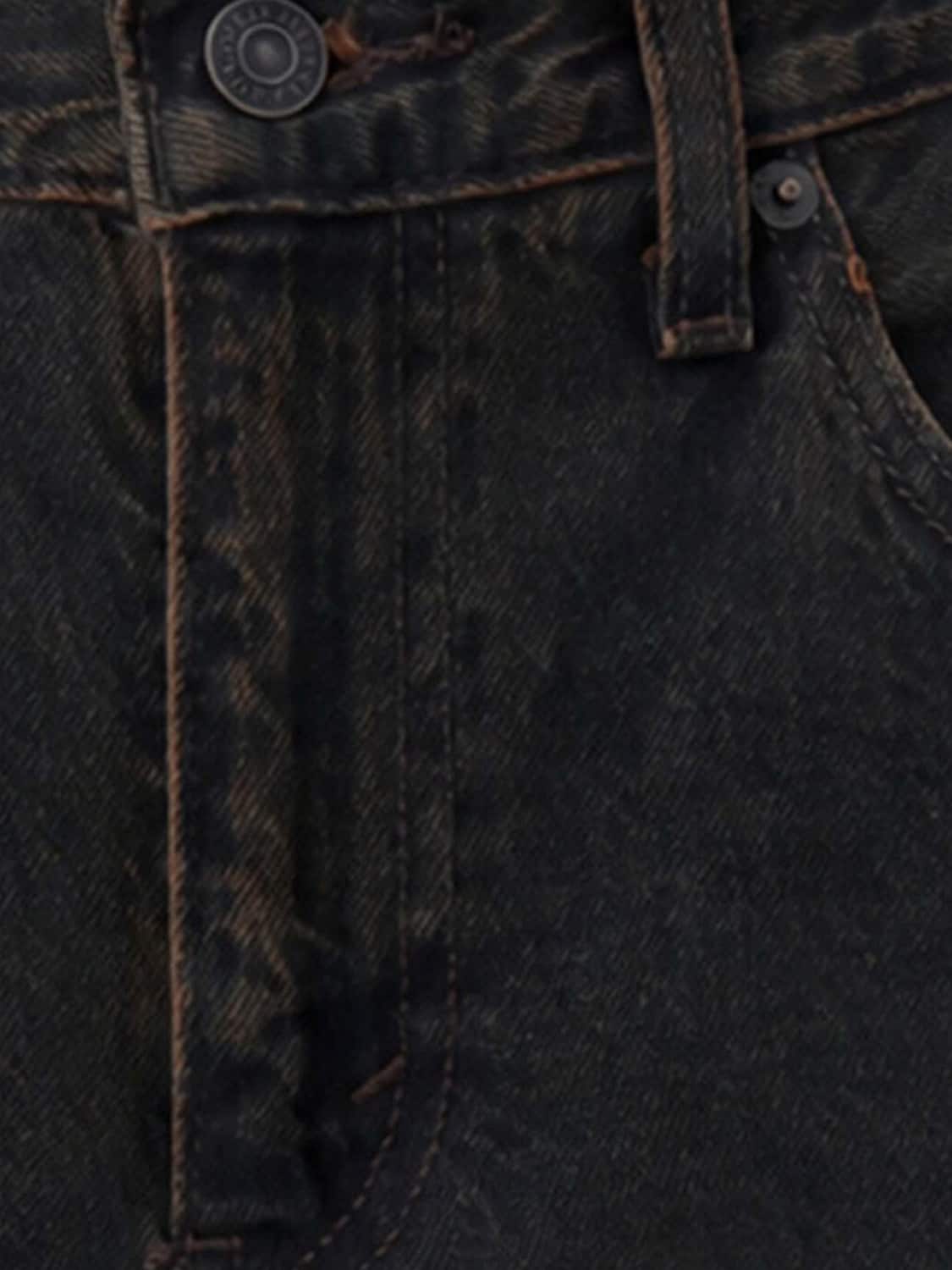 LEVI'S JEANS: Levi's Mid-Rise Flared Jeans in Cotton Denim with Five-Pocket Design, Brown - Img 4
