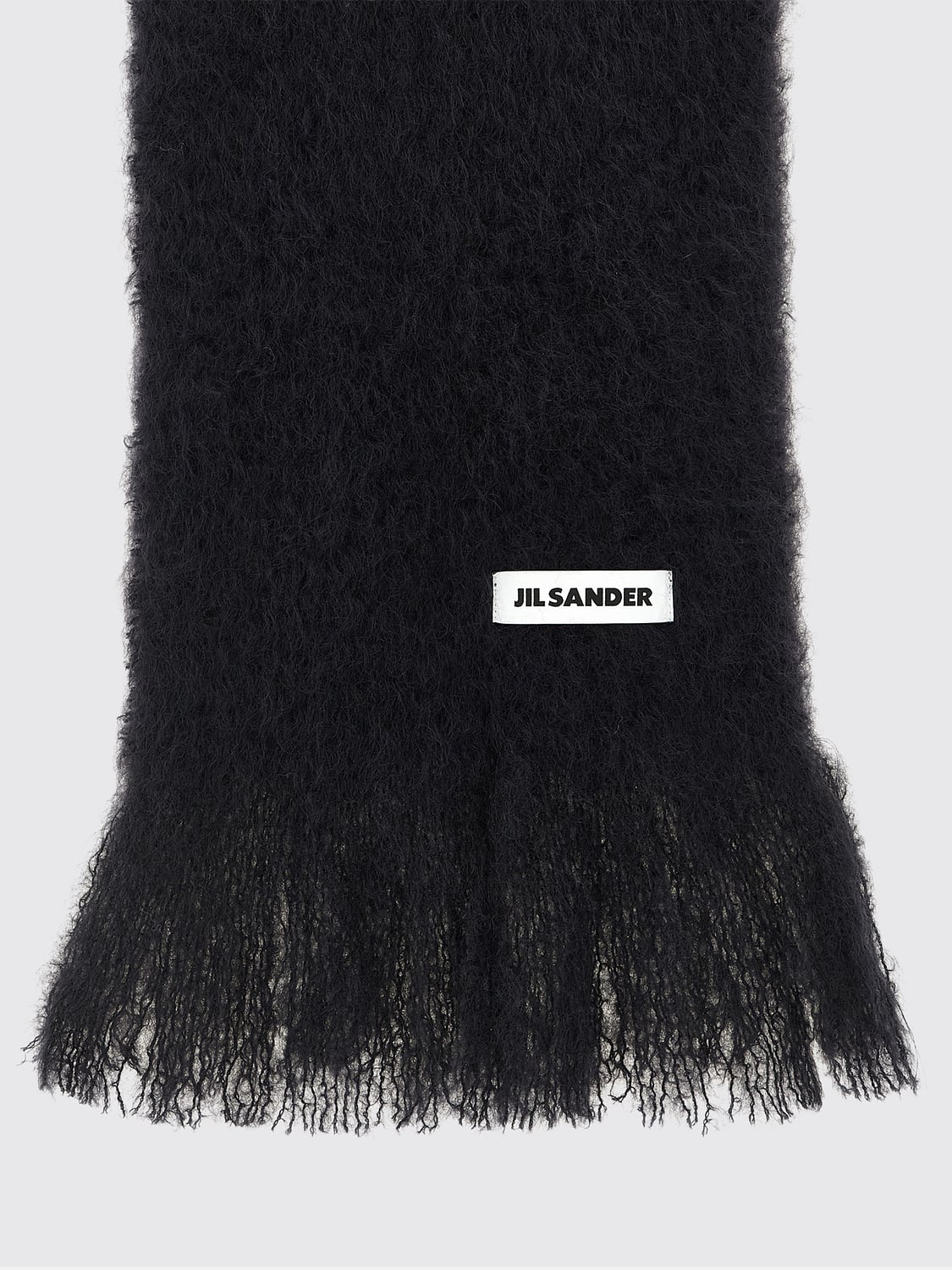 JIL SANDER SCHAL: Schal herren Jil Sander, Schwarz - Img 2