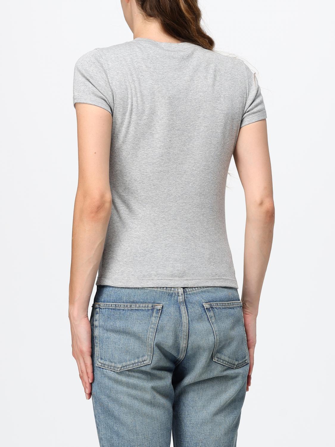SAINT LAURENT TOP: Top mujer Saint Laurent, Gris - Img 3