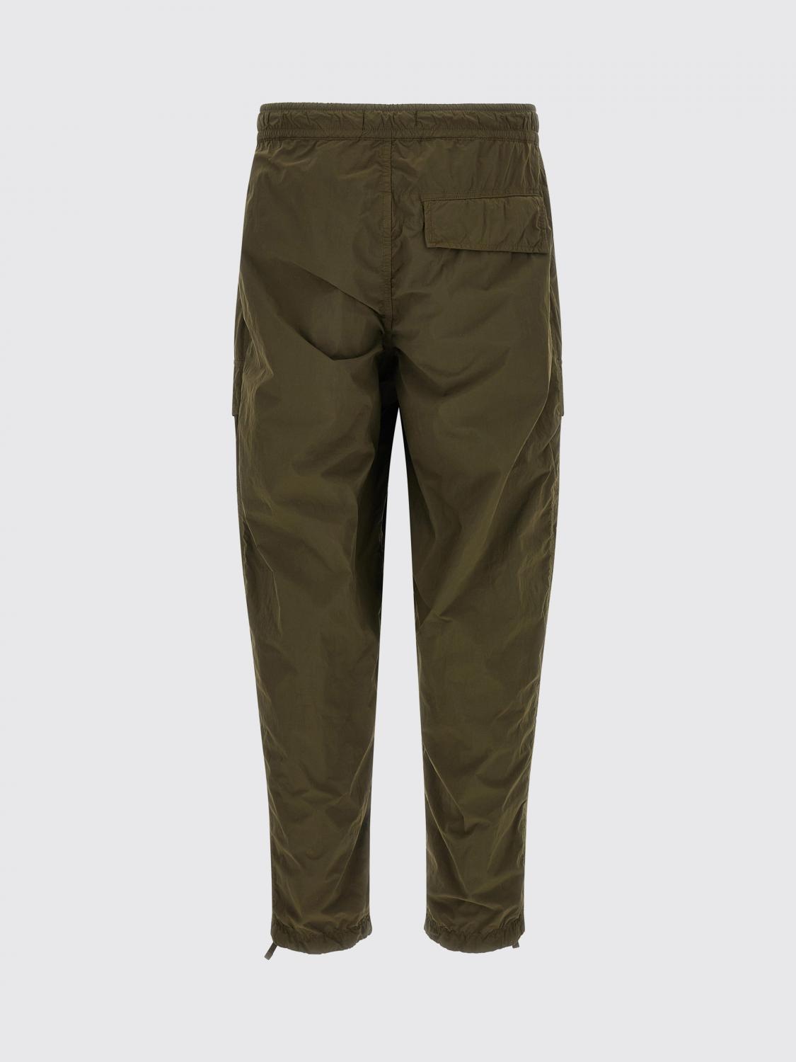 STONE ISLAND 팬츠: STONE ISLAND 고스트 캡슐 카고 팬츠, 리사이클 나일론 소재, 배지 장식, 그린 - Img 3