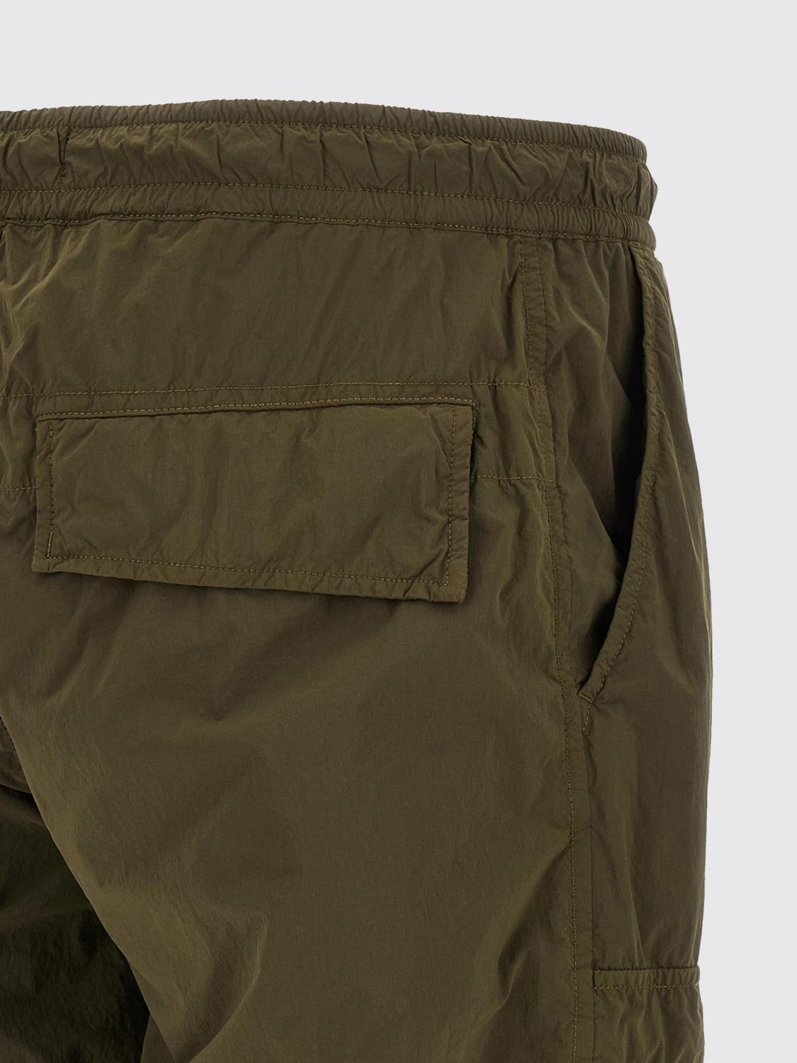 STONE ISLAND 팬츠: STONE ISLAND 고스트 캡슐 카고 팬츠, 리사이클 나일론 소재, 배지 장식, 그린 - Img 4