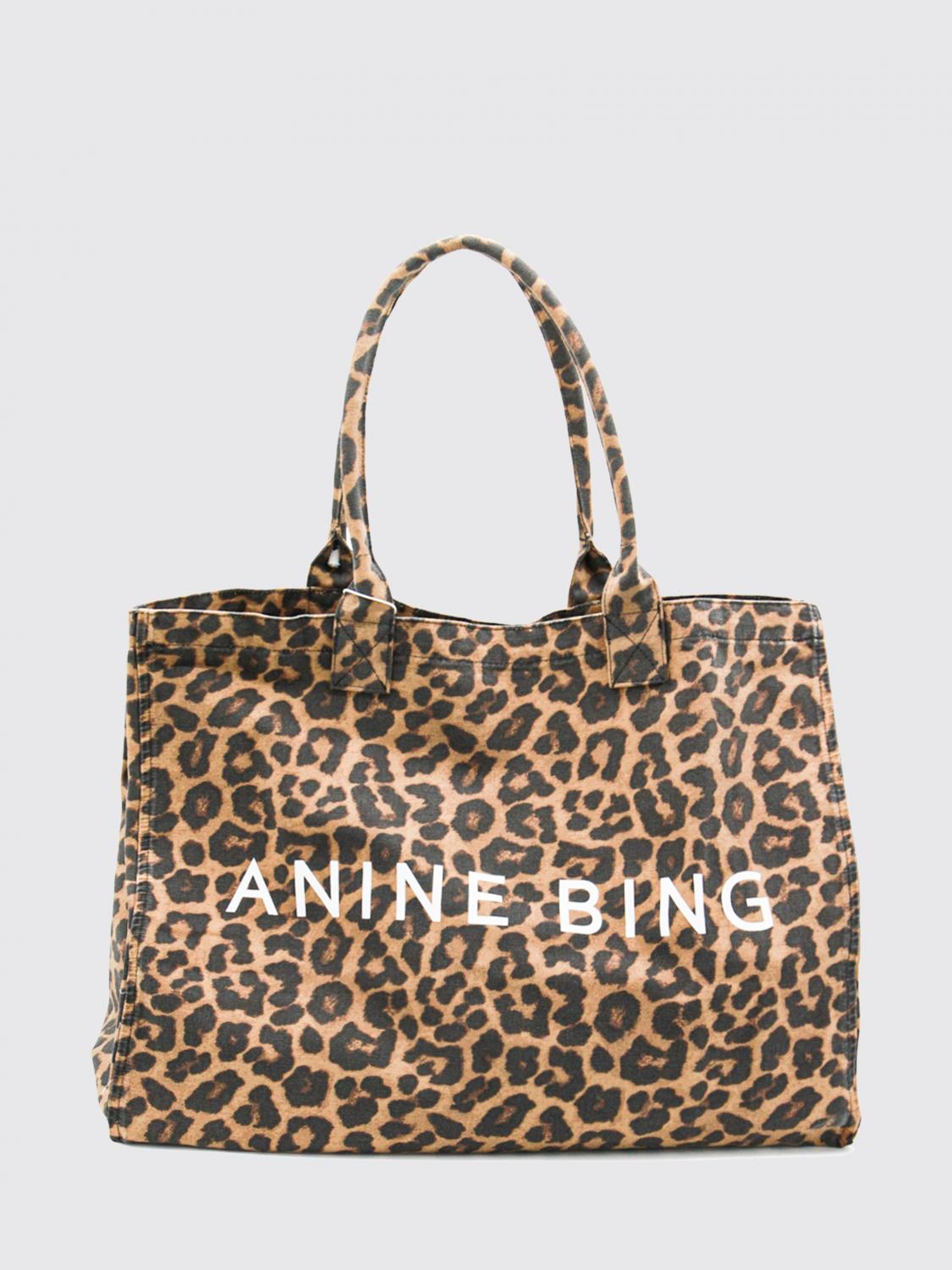 ANINE BING BORSA A SPALLA: Borsa a spalla donna Anine Bing, Safari - Img 1