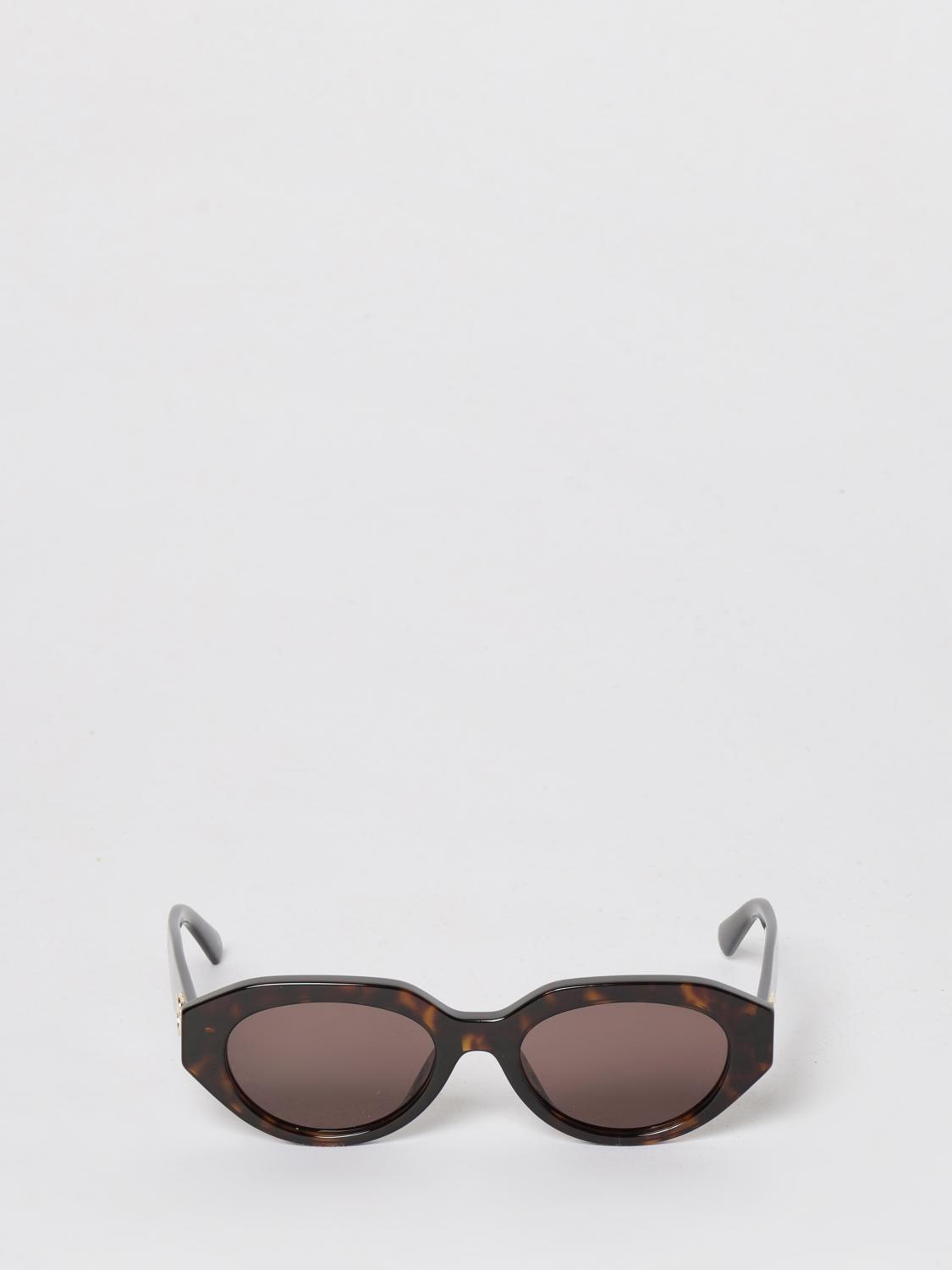 GUCCI OCCHIALI DA SOLE: Occhiali da sole cat-eye Gucci in acetato con monogramma GG, Marrone - Img 2