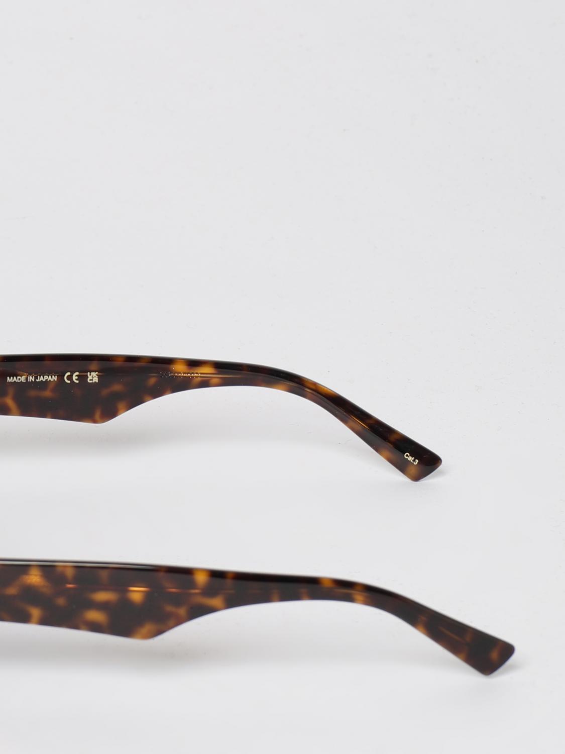 GUCCI OCCHIALI DA SOLE: Occhiali da sole cat-eye Gucci in acetato con monogramma GG, Marrone - Img 3