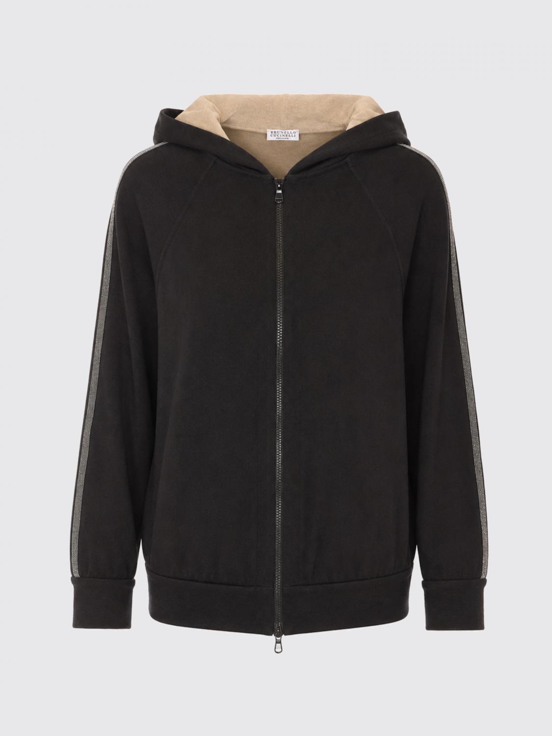 BRUNELLO CUCINELLI PULLOVER: Pullover damen Brunello Cucinelli, Schwarz - Img 2