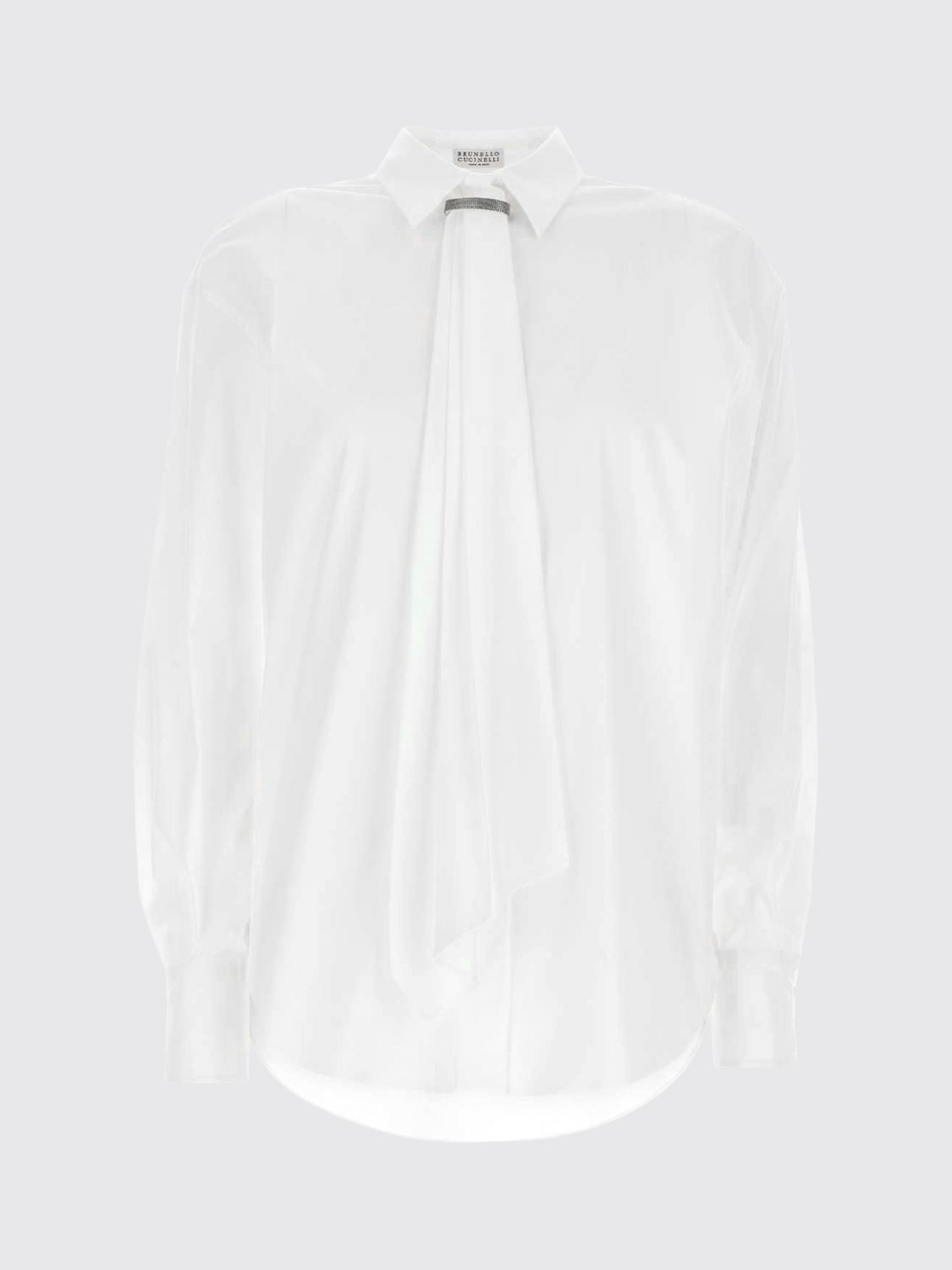 BRUNELLO CUCINELLI CAMISA: Camisa mujer Brunello Cucinelli, Blanco - Img 2