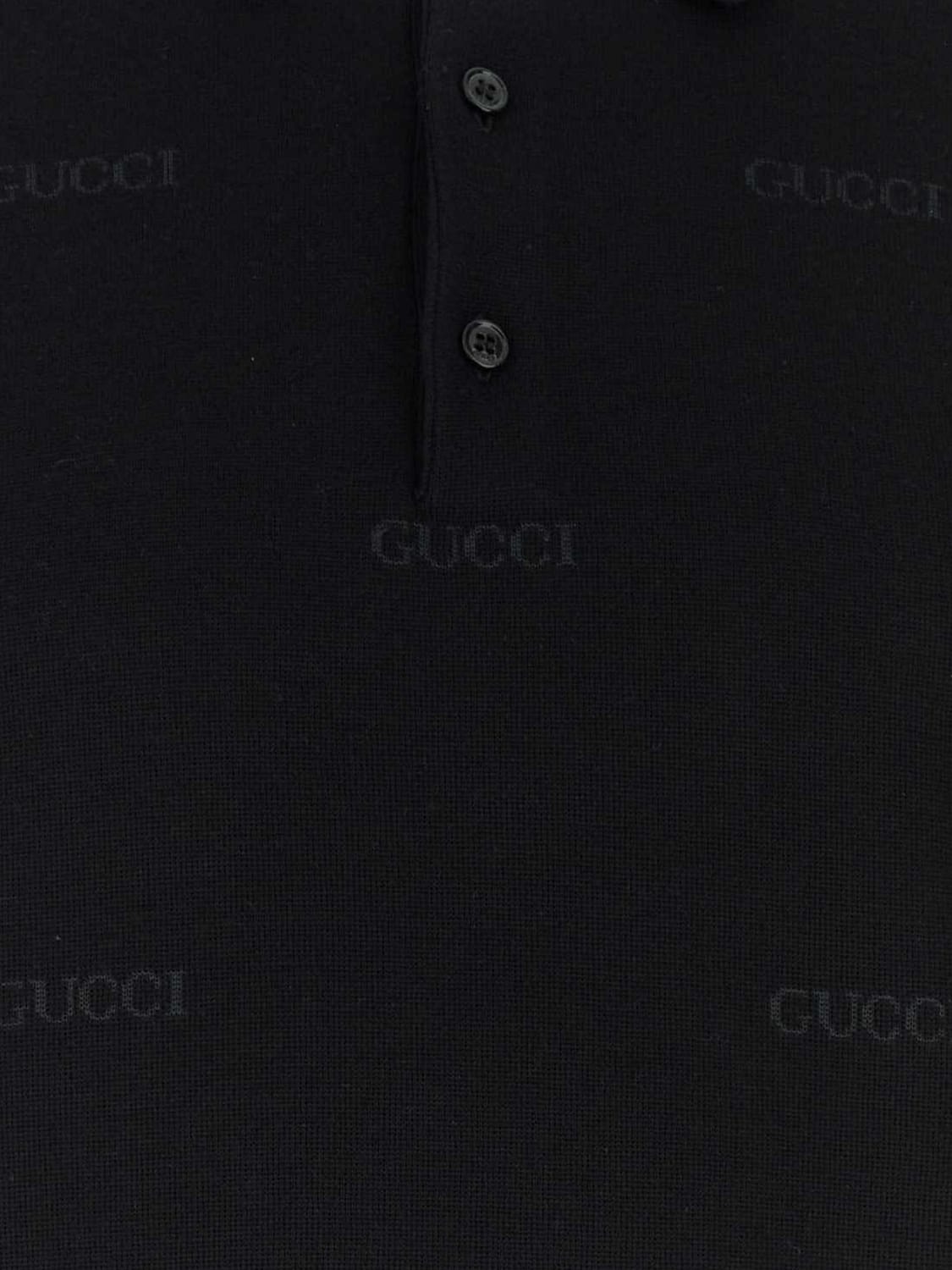 GUCCI POLO: Polo hombre Gucci, Negro - Img 4