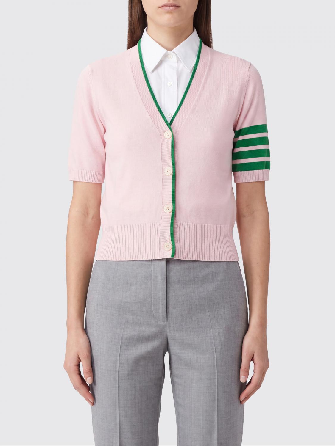 THOM BROWNE MAGLIA: Maglia donna Thom Browne, Rosa - Img 1