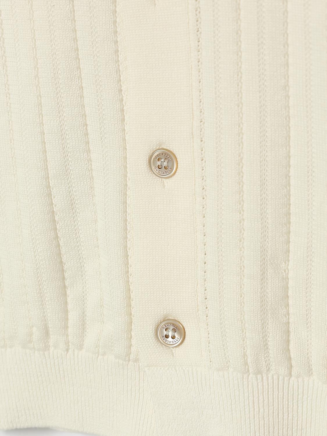 BRUNELLO CUCINELLI PULLOVER: Pullover kinder Brunello Cucinelli, Yellow Cream - Img 3