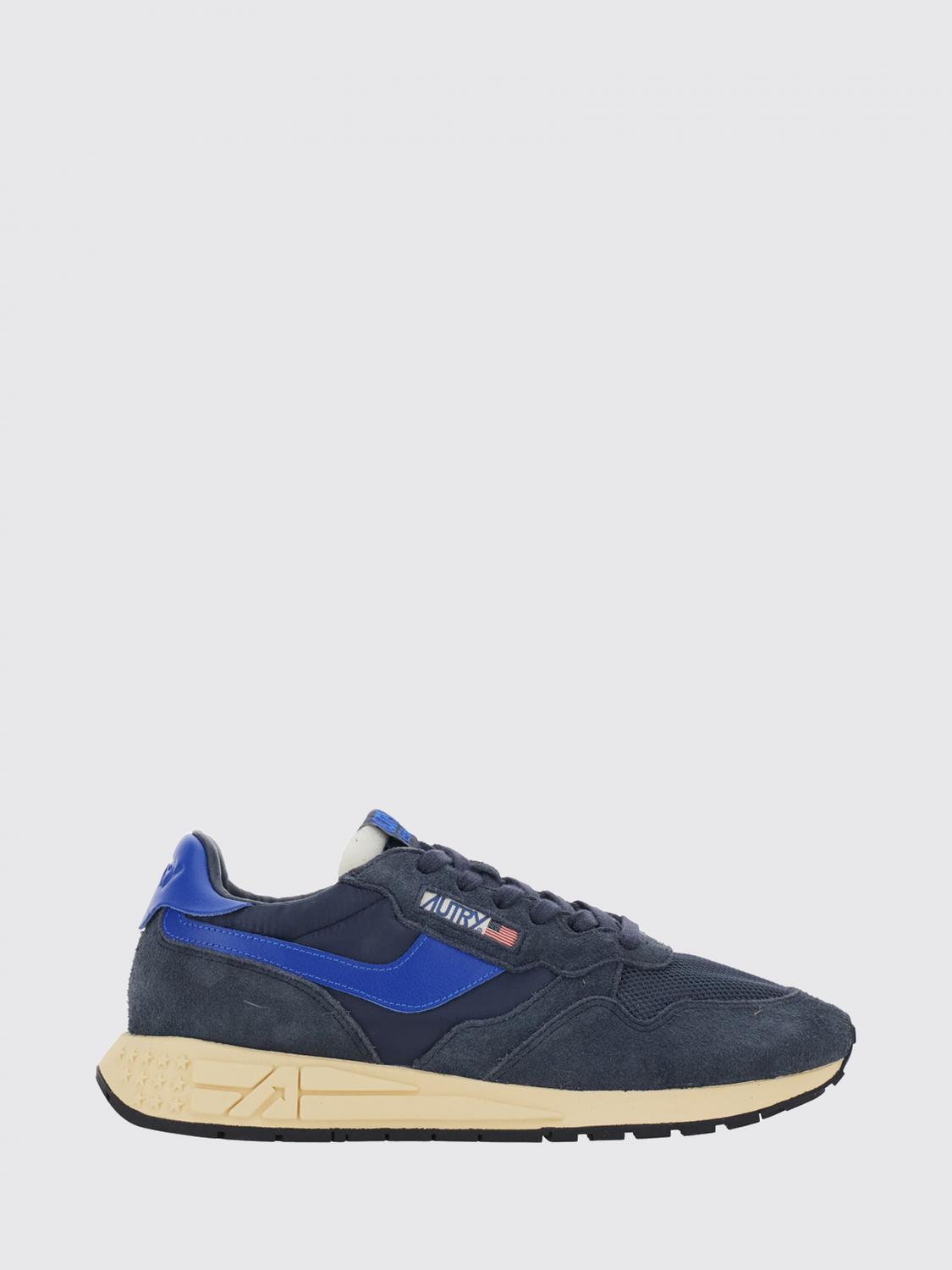 AUTRY SNEAKERS: Reelwind Sneakers Autry aus Nylon und Rindsveloursleder mit gezackter Sohle, Blau - Img 1