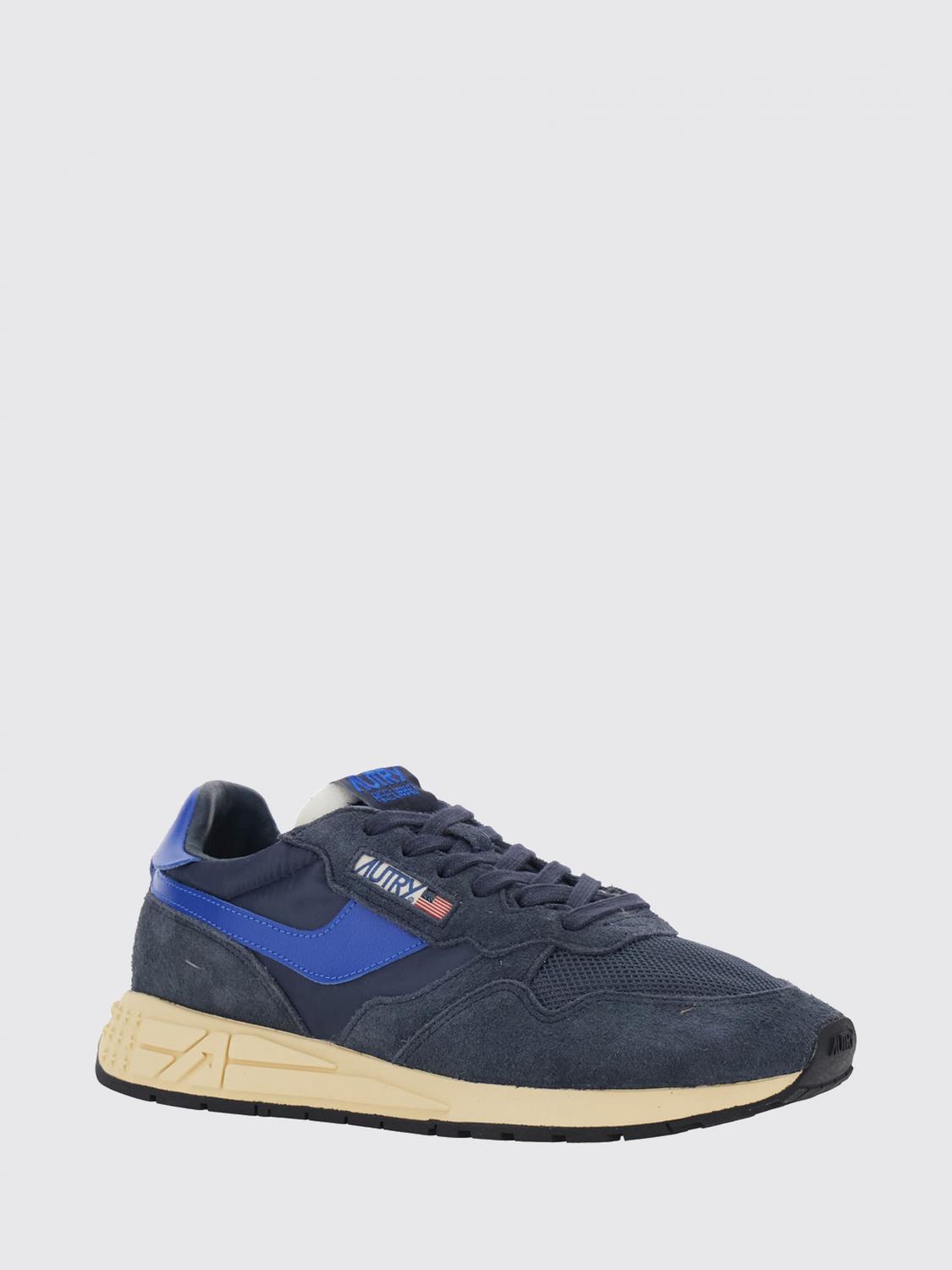 AUTRY SNEAKERS: Reelwind Sneakers Autry aus Nylon und Rindsveloursleder mit gezackter Sohle, Blau - Img 2