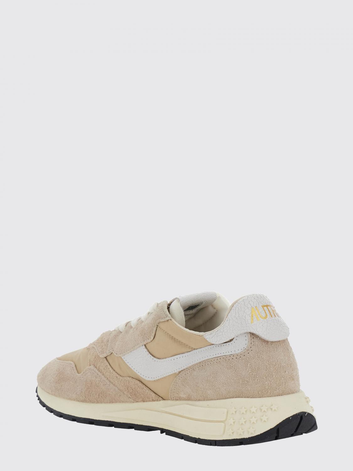 AUTRY SNEAKERS: Reelwind Autry Nylon and Suede Bovine Leather Sneakers with Jagged Sole, Beige - Img 3