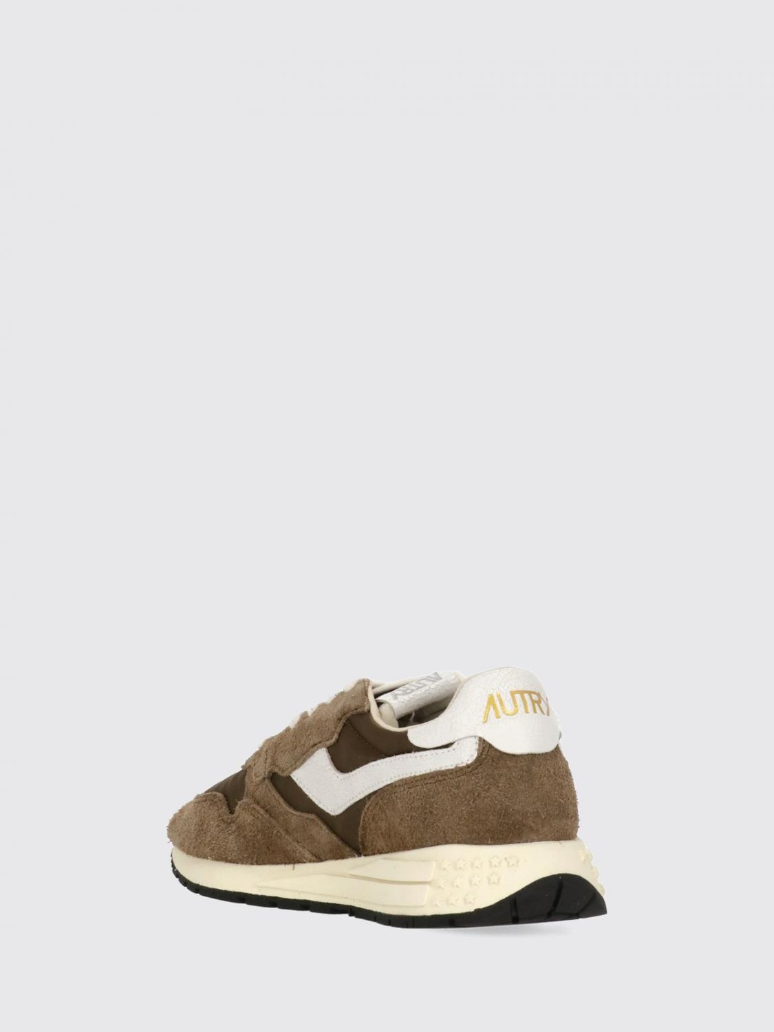 AUTRY SNEAKERS: Reelwind Autry Nylon and Suede Bovine Leather Sneakers with Jagged Sole, Burnt - Img 3
