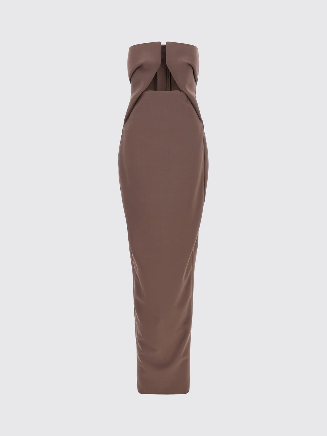 RICK OWENS ABITO: Abito donna Rick Owens, Marrone - Img 2