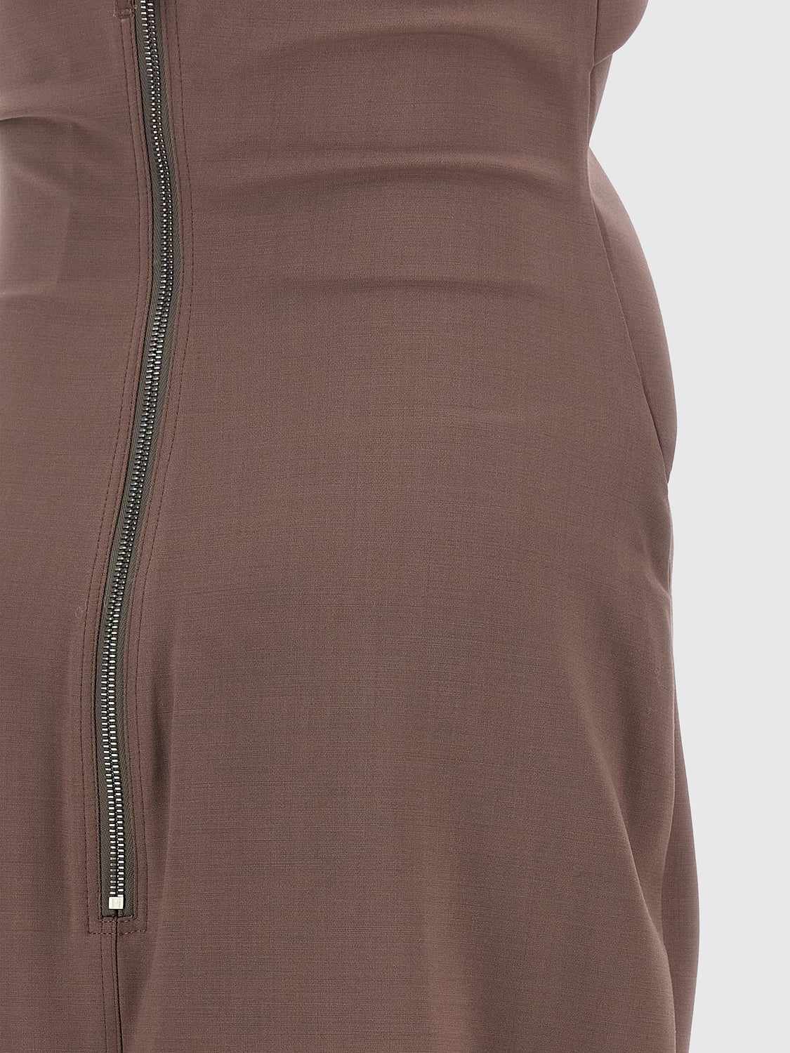 RICK OWENS ABITO: Abito donna Rick Owens, Marrone - Img 4