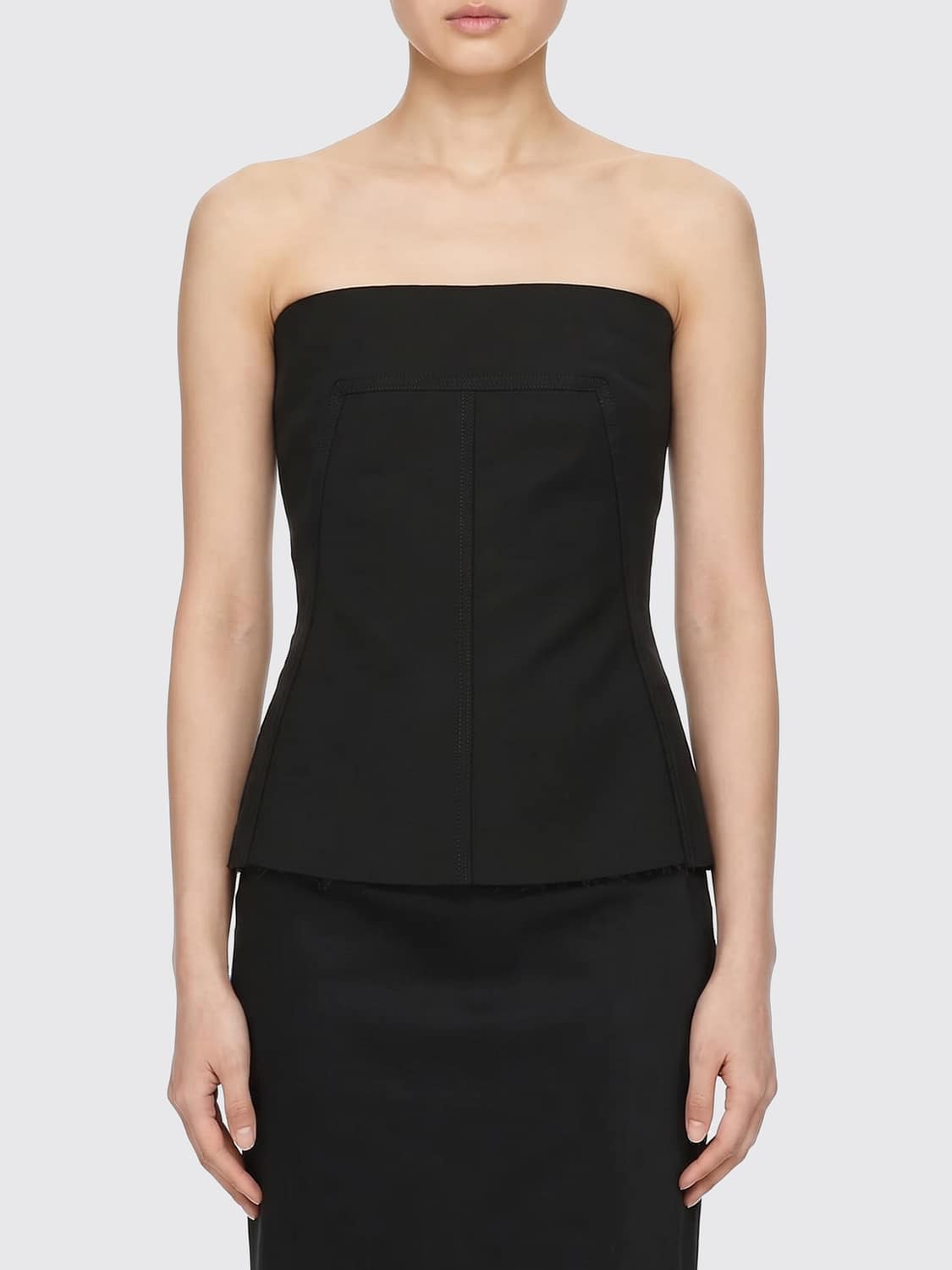 RICK OWENS TOP: Top mujer Rick Owens, Negro - Img 1