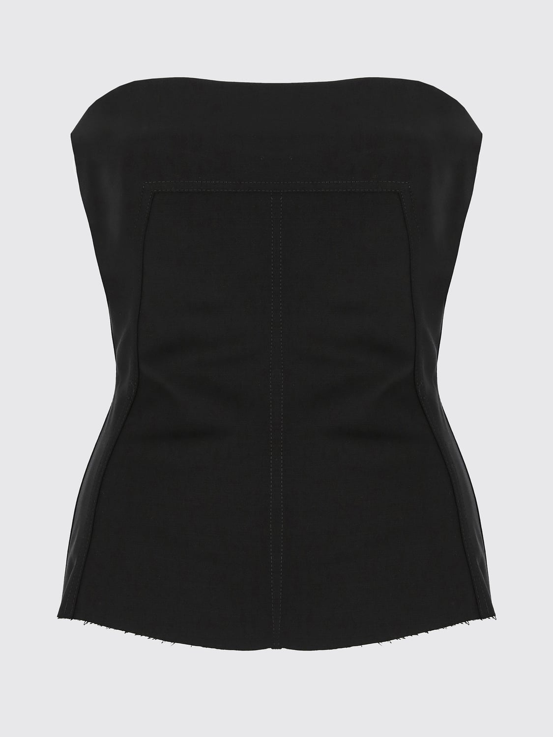 RICK OWENS TOP: Top mujer Rick Owens, Negro - Img 2