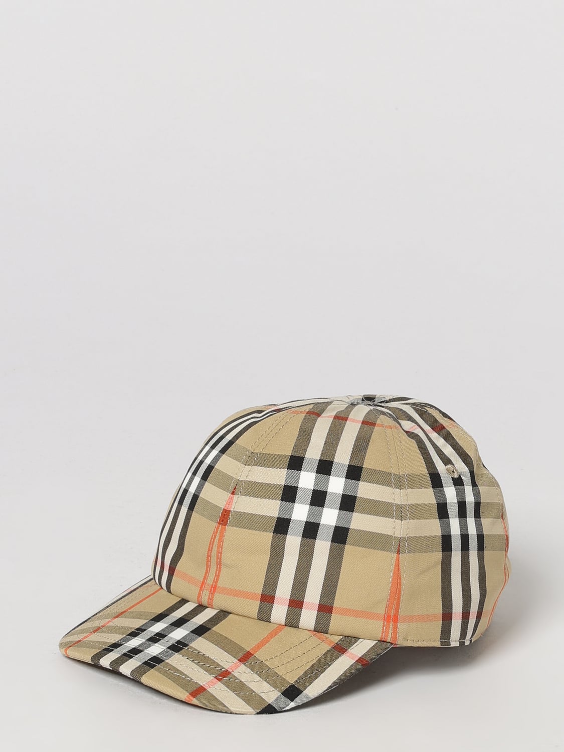 BURBERRY 모자: 모자 남아 Burberry, 샌드 - Img 1