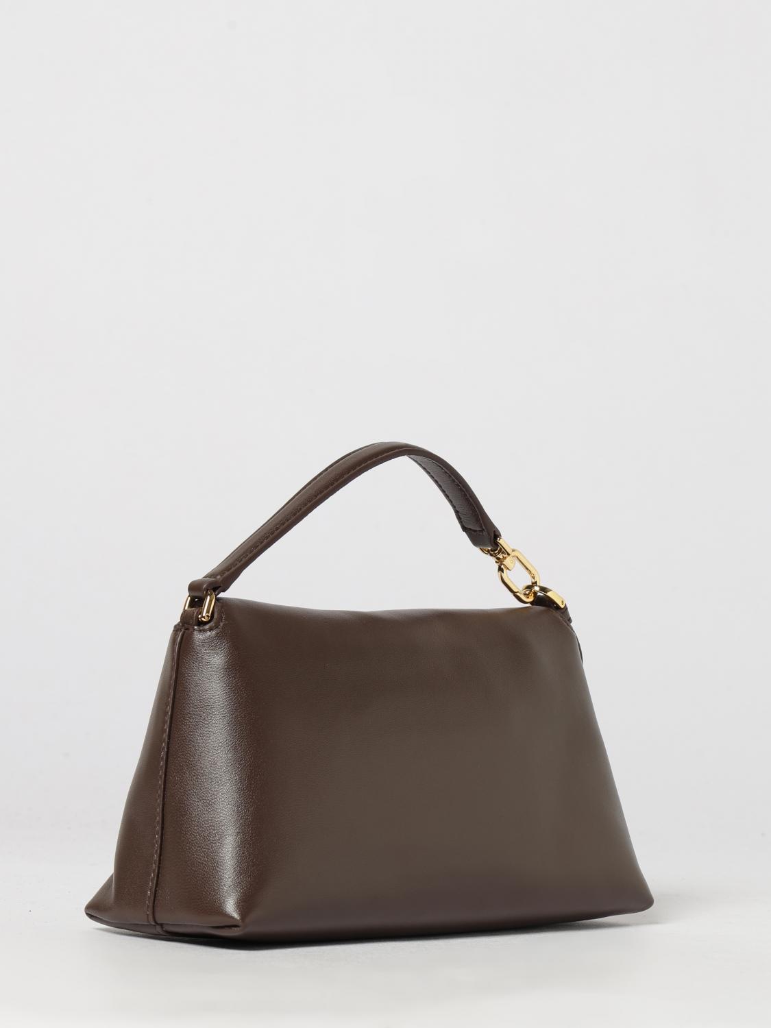 FURLA SAC À MAIN: Petit sac à main Sfera Furla en cuir lisse avec bandoulière amovible, Marron - Img 2