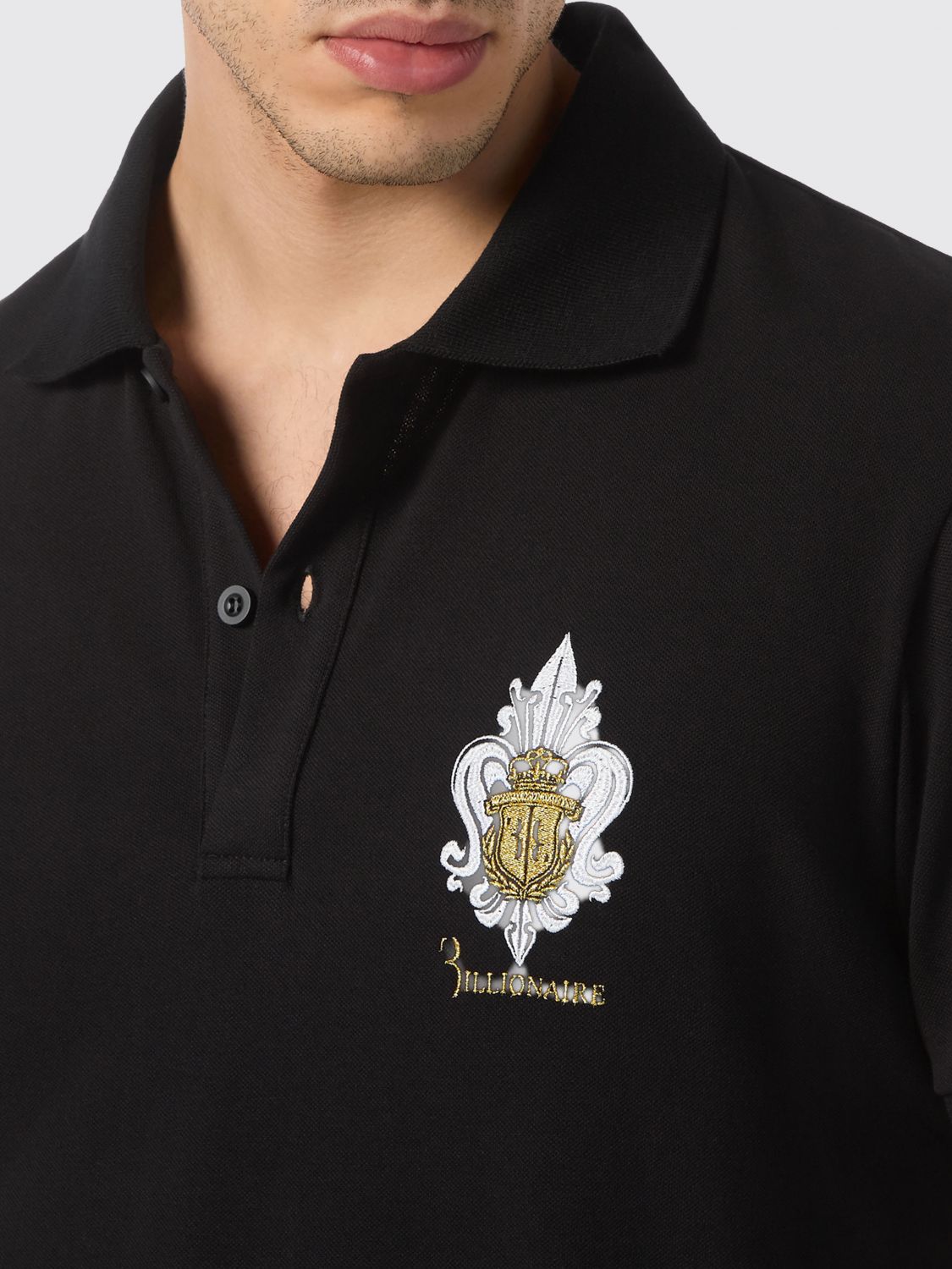 BILLIONAIRE POLO: Polo hombre Billionaire, Negro - Img 3