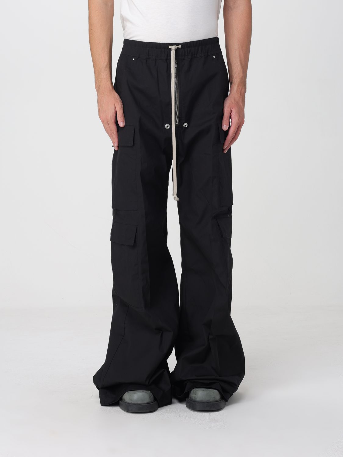 RICK OWENS 裤子: 裤子 男士 Rick Owens, 黑色 - Img 1