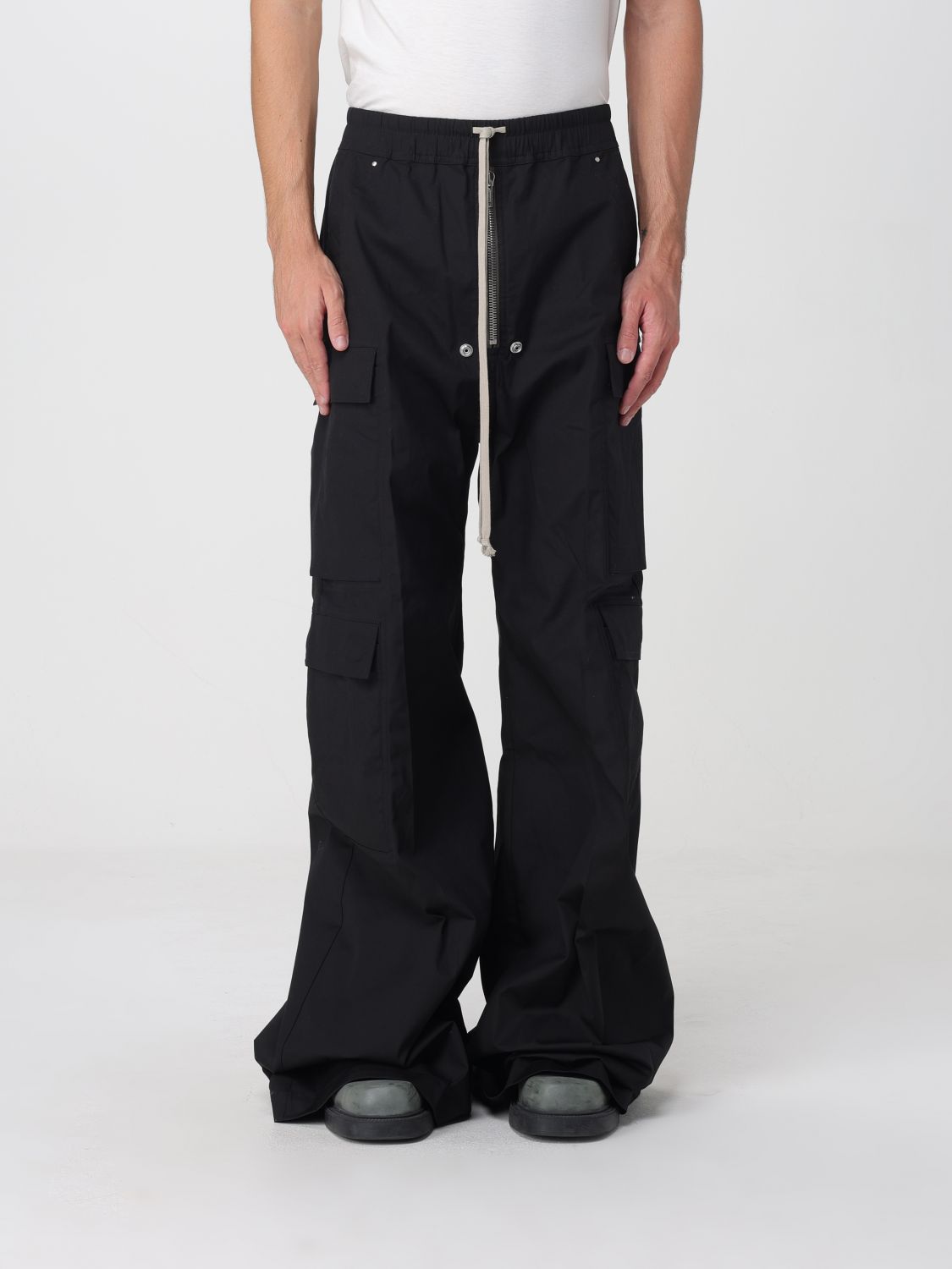 RICK OWENS 裤子: 裤子 男士 Rick Owens, 黑色 - Img 3