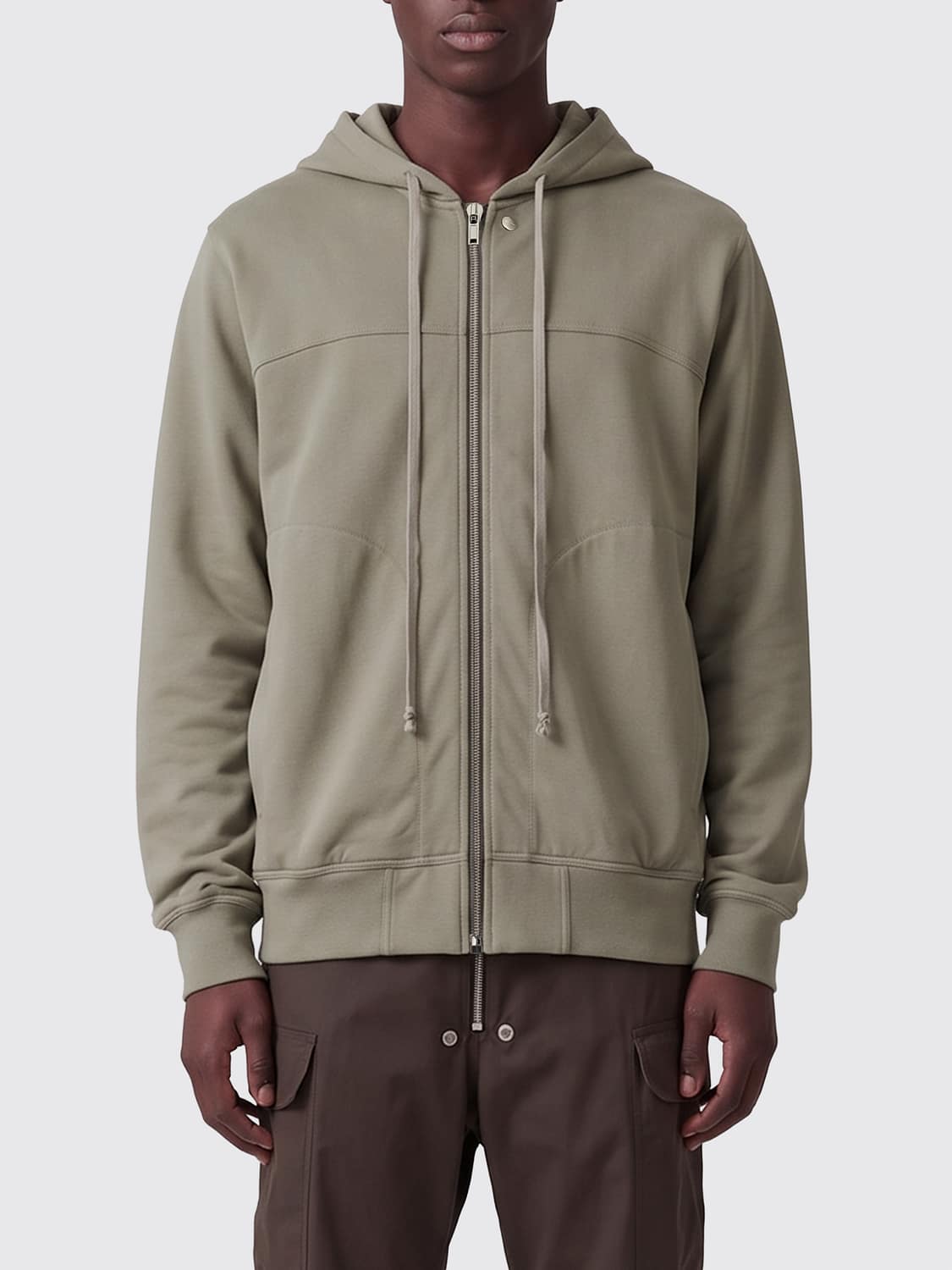 RICK OWENS SWEATSHIRT: Sweatshirt men Rick Owens, Grey - Img 1