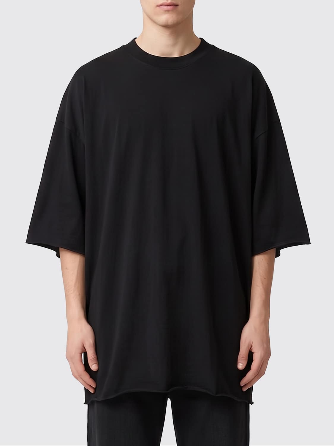 RICK OWENS T-SHIRT: T-shirt uomo Rick Owens, Nero - Img 1