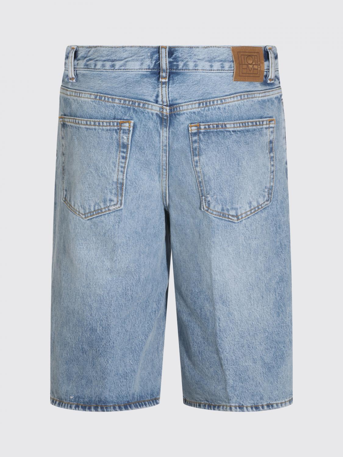 TOTEME PANTALONCINI: Pantaloncini donna Toteme, Blue - Img 3