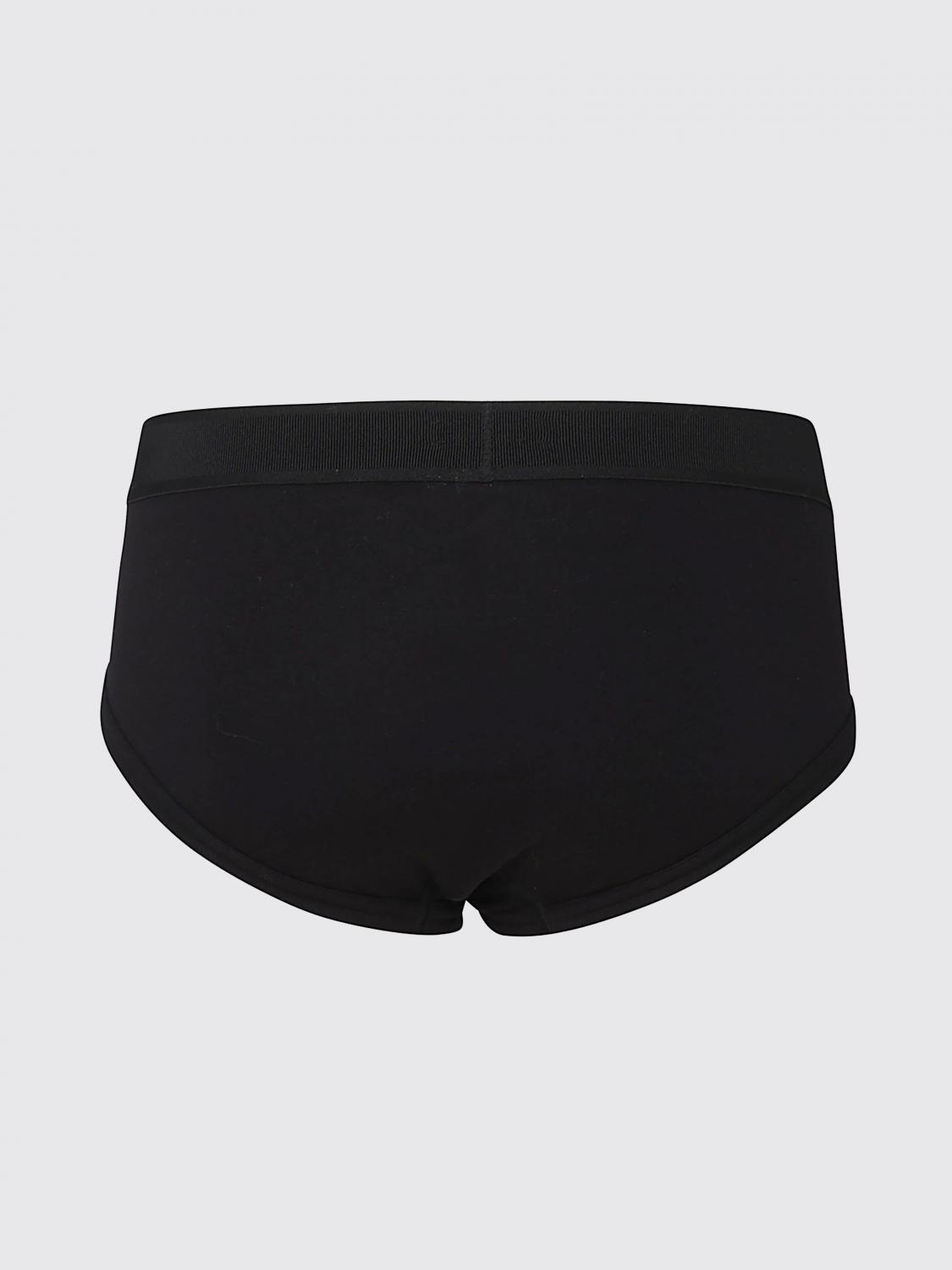 TOM FORD INTIMO: Set di due slip Tom Ford in cotone stretch con fascia logata, Nero 1 - Img 3