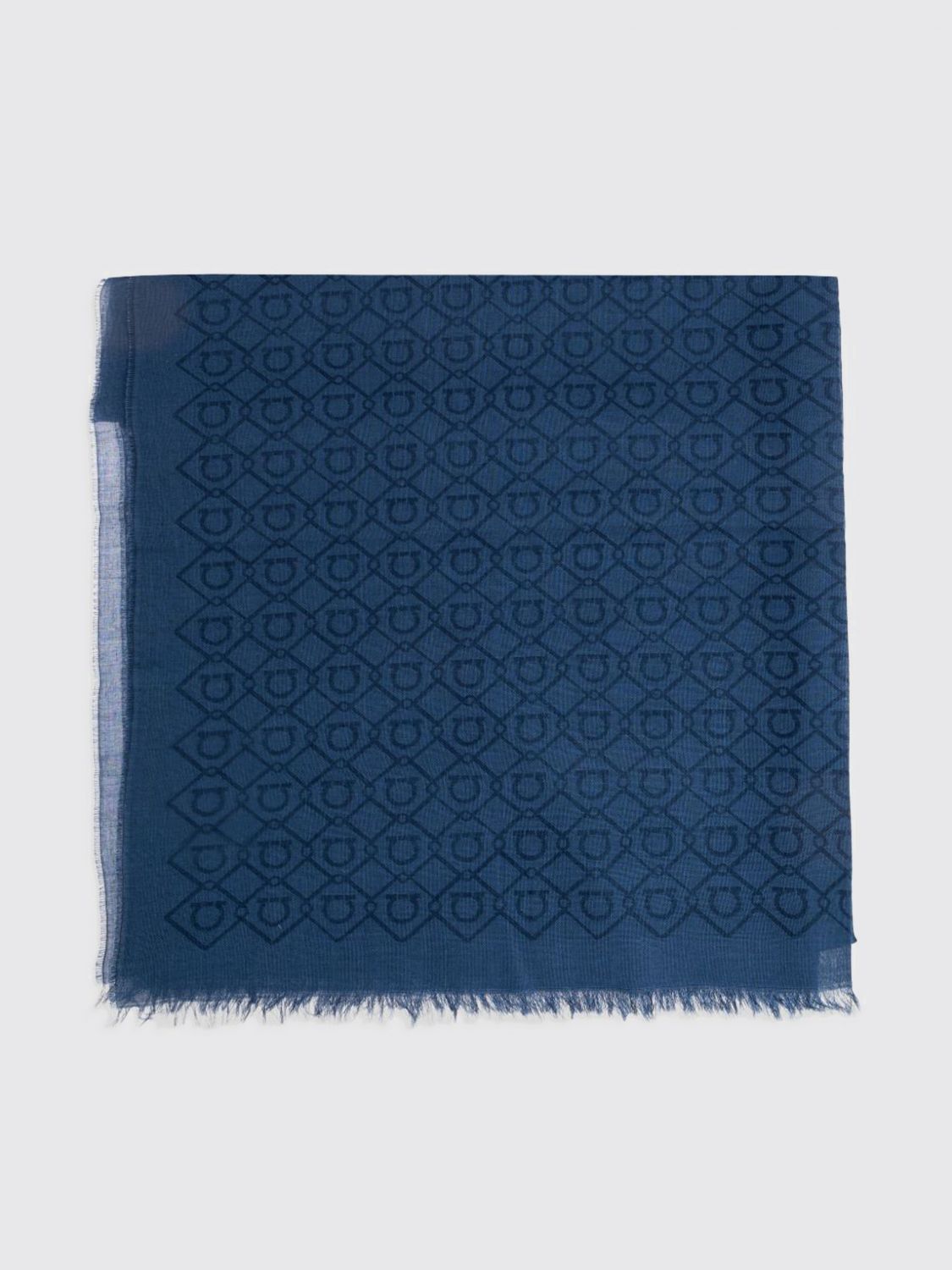 FERRAGAMO SCHAL: Schal herren Ferragamo, Navy - Img 1