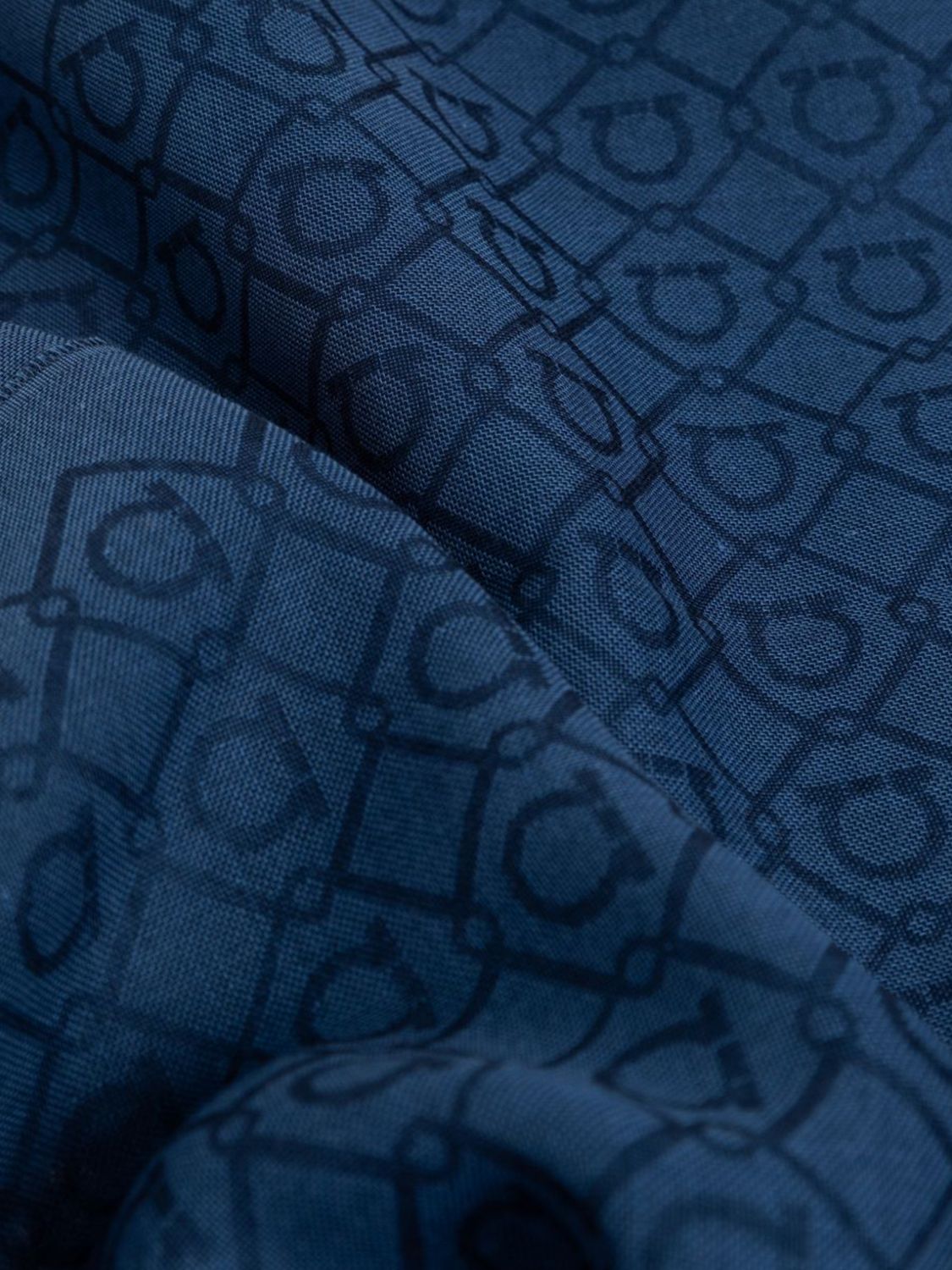 FERRAGAMO SCHAL: Schal herren Ferragamo, Navy - Img 3