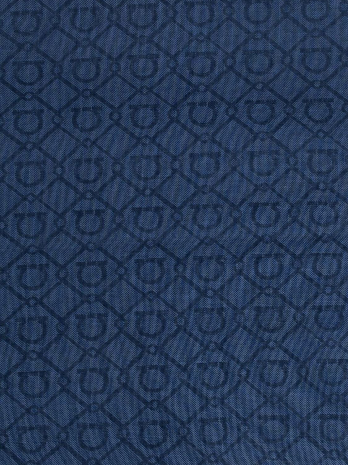 FERRAGAMO SCHAL: Schal herren Ferragamo, Navy - Img 4