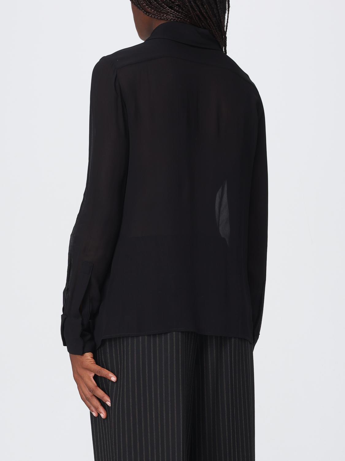 ELISABETTA FRANCHI HEMDBLUSE: Hemdbluse damen Elisabetta Franchi, Schwarz - Img 2