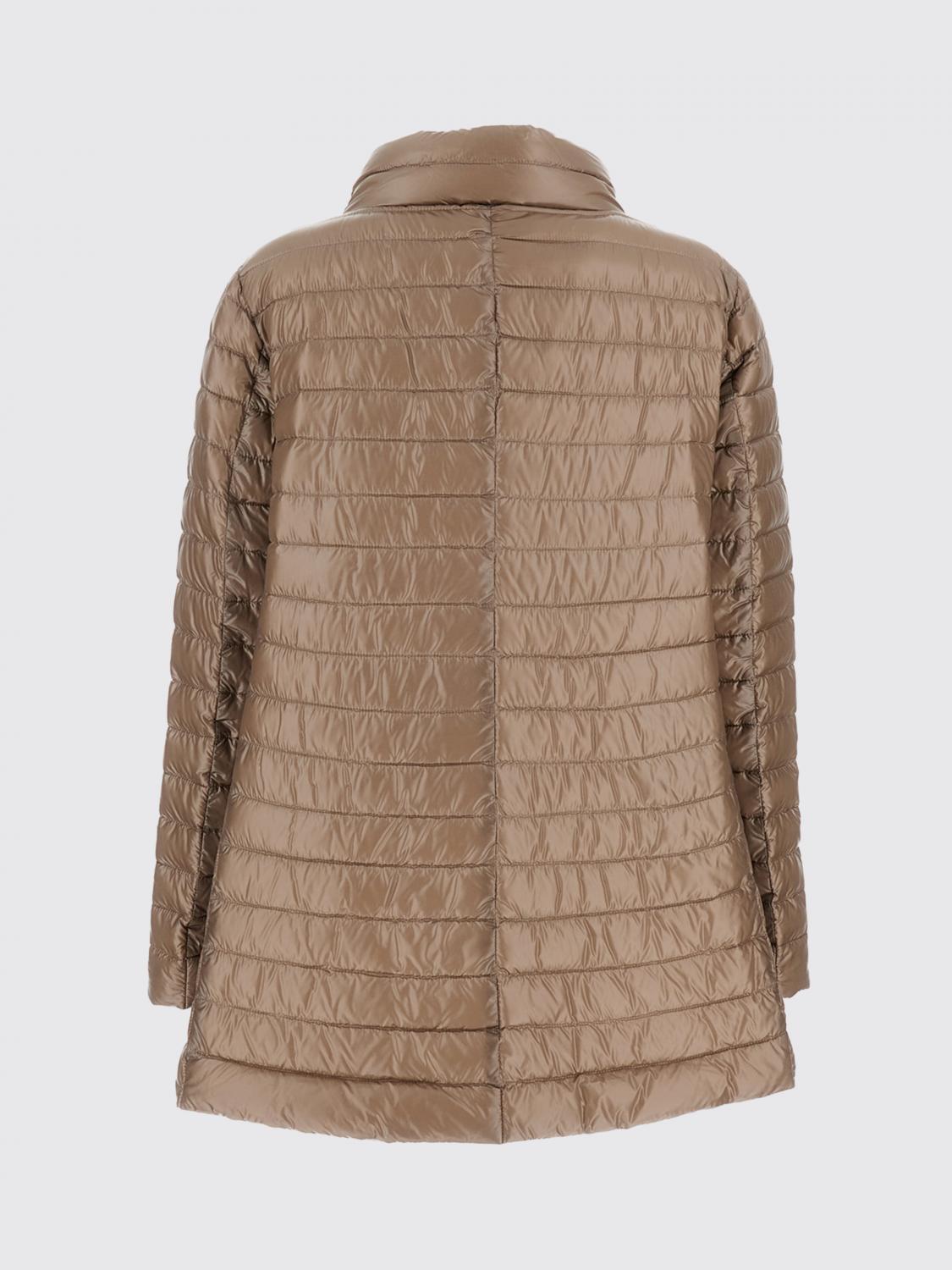 HERNO CHAQUETA: Plumífero corto reversible Herno de nailon ultraligero con relleno de pluma de oca, Gris - Img 3