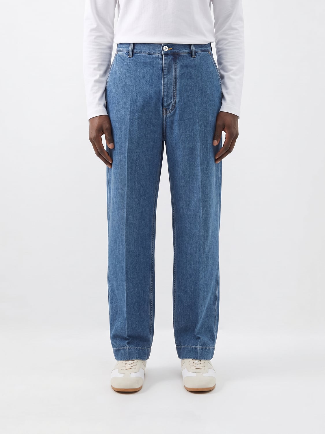 BOTTEGA VENETA JEANS: Jeans men Bottega Veneta, Blue - Img 1