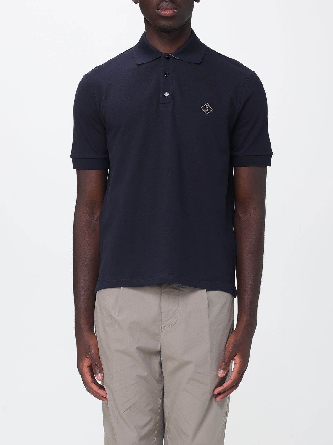 HERNO POLO: Polo hombre Herno, Azul Marino - Img 1