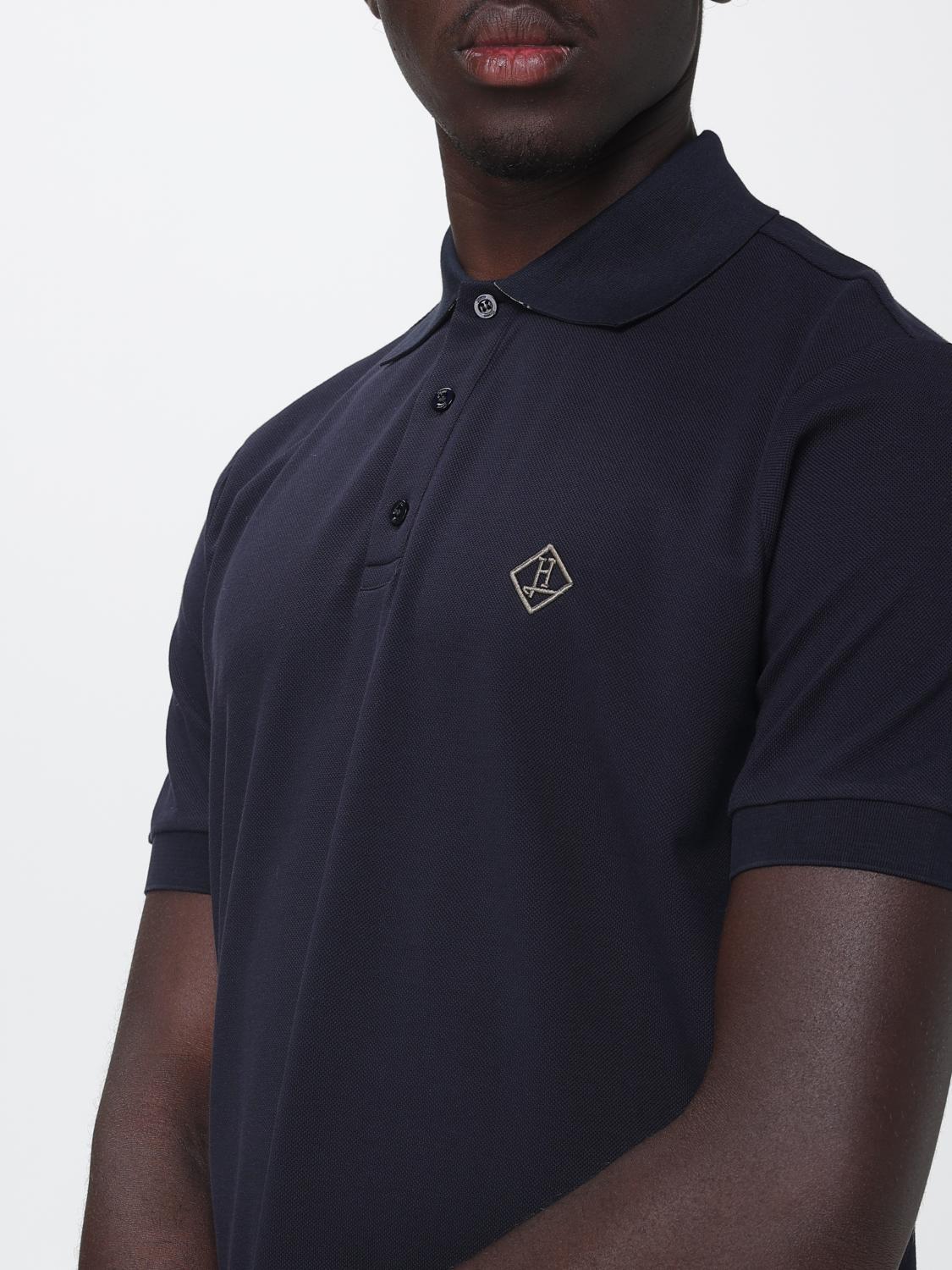 HERNO POLO: Polo hombre Herno, Azul Marino - Img 3