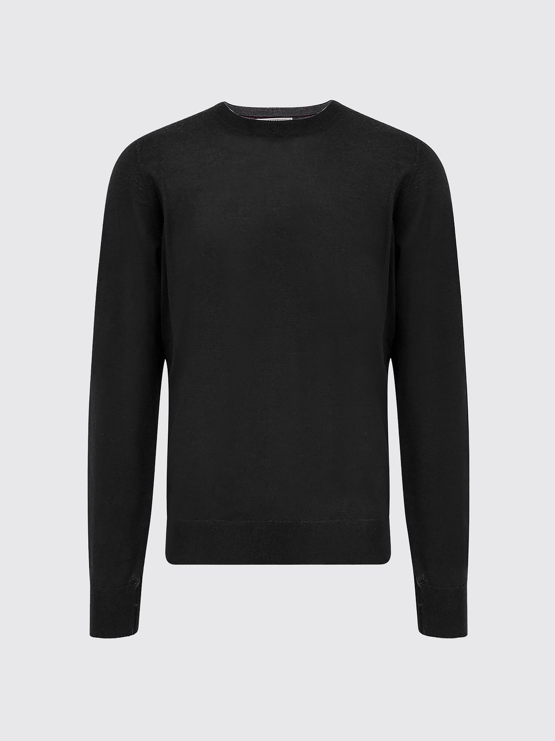 BRUNELLO CUCINELLI SWEATER: Cashmere and Silk Blend Crewneck Sweater Brunello Cucinelli, Black - Img 2