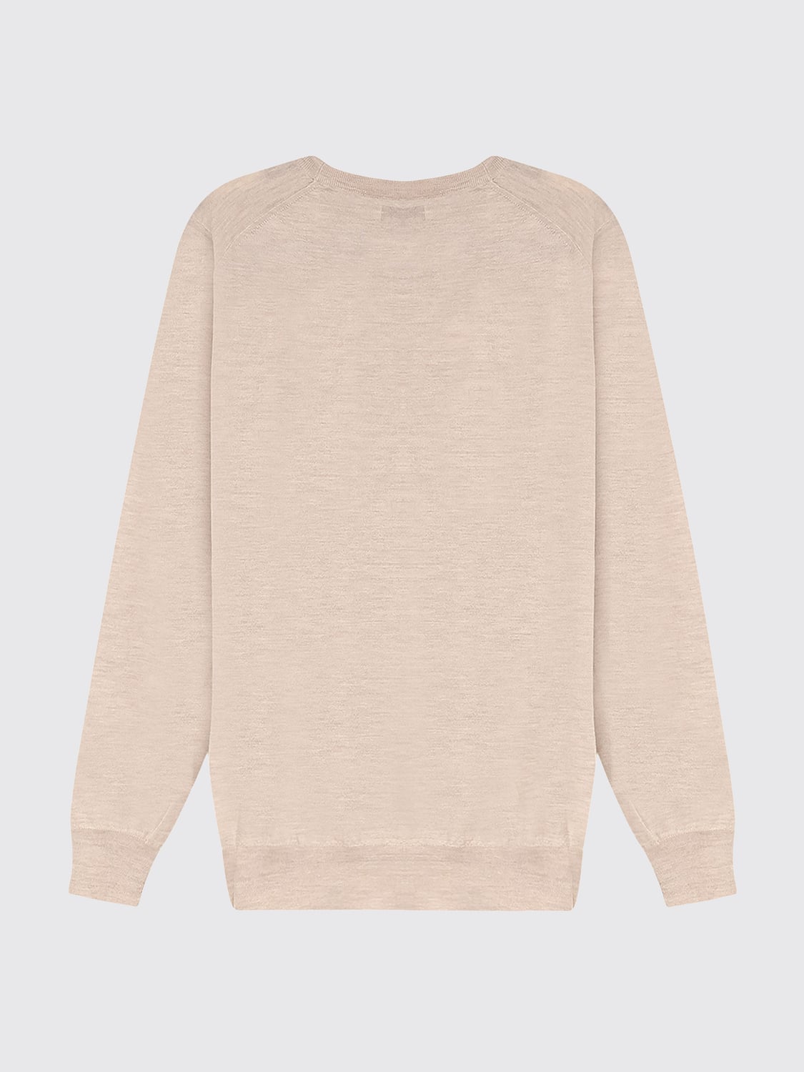 BRUNELLO CUCINELLI SWEATER: Cashmere and Silk Blend Crewneck Sweater Brunello Cucinelli, Camel - Img 3