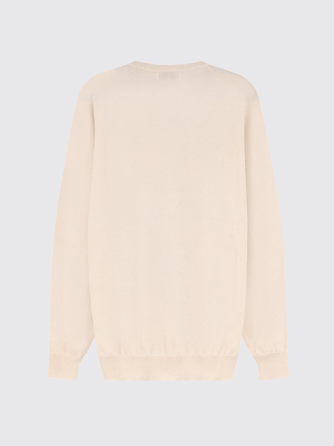 BRUNELLO CUCINELLI SWEATER: Pure Cashmere V-Neck Jumper Brunello Cucinelli with Ribbed Trims, Butter - Img 3