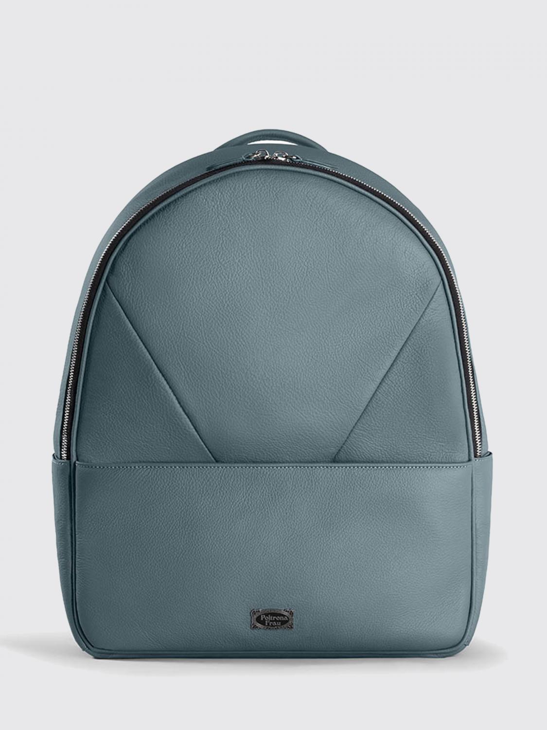 POLTRONA FRAU ZAINO: Accessori tech lifestyle Poltrona Frau, Blue - Img 1
