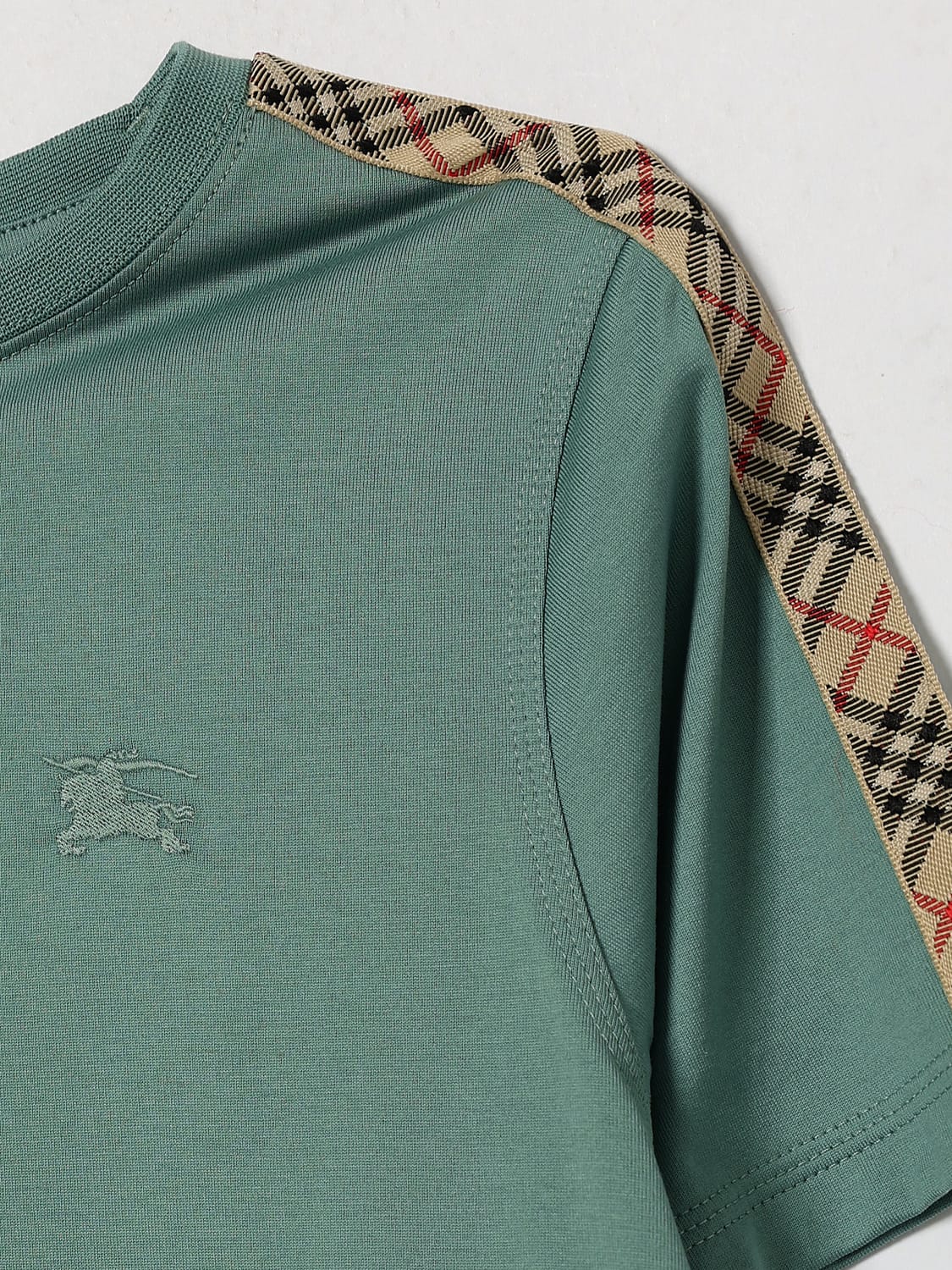 BURBERRY POLO: Polo kinder Burberry, Türkis - Img 3