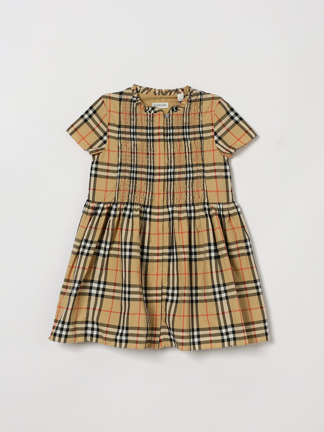 BURBERRY KLEID: Kleid kinder Burberry, Beige - Img 1