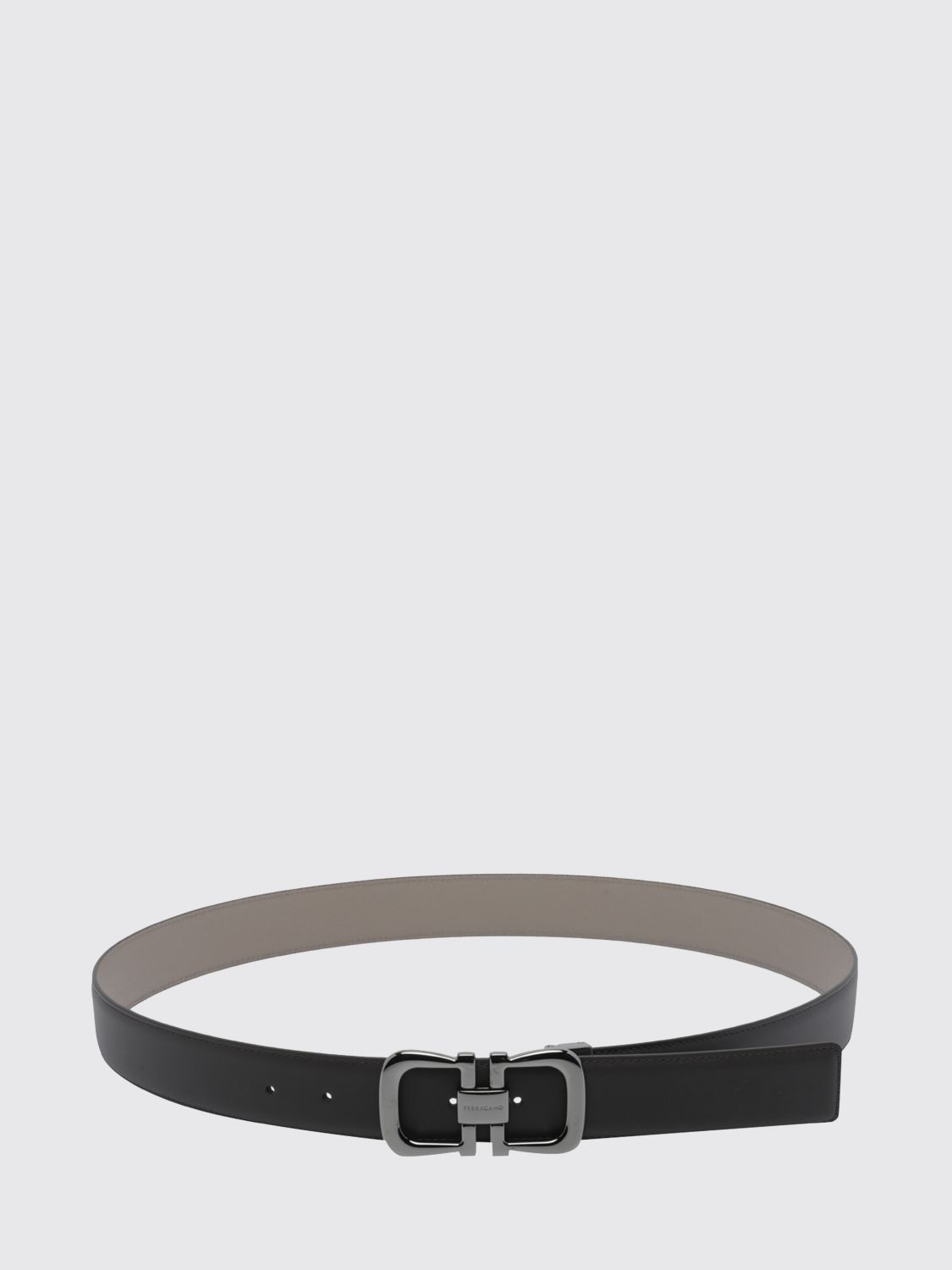 FERRAGAMO BELT: Belt men Ferragamo, Brown - Img 1