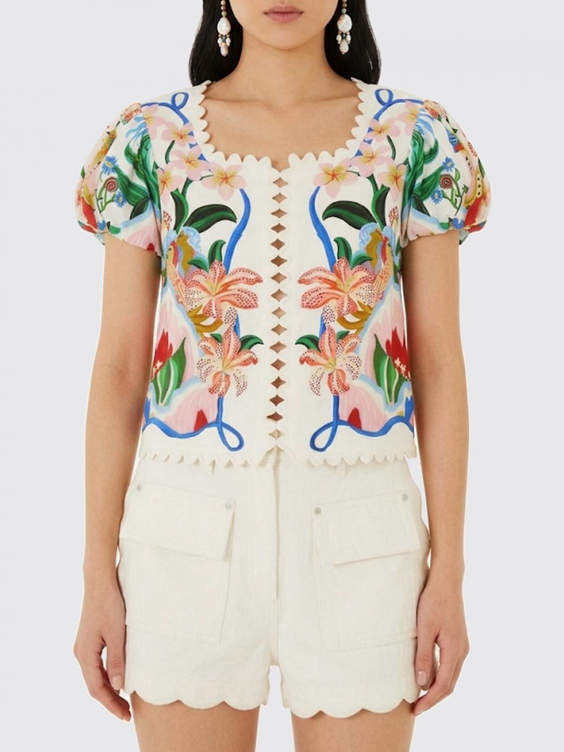 FARM RIO CAMICIA: Camicia donna Farm Rio, Bianco - Img 1