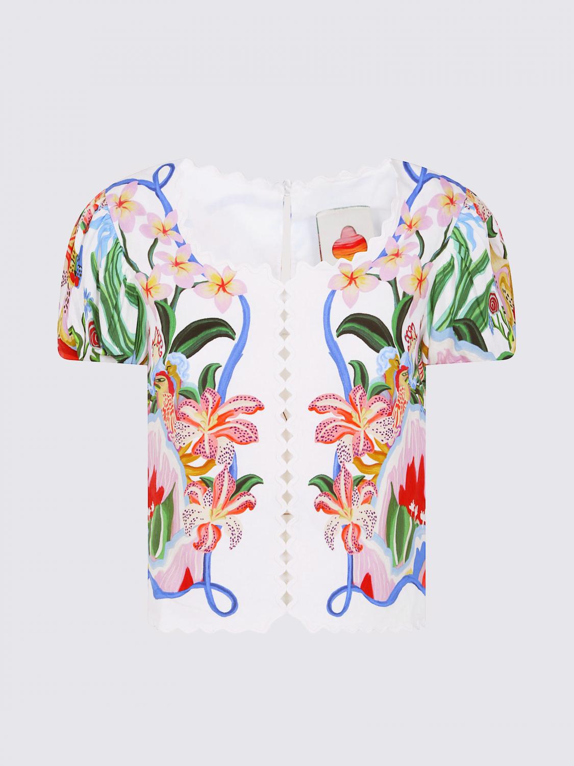 FARM RIO CAMICIA: Camicia donna Farm Rio, Bianco - Img 2