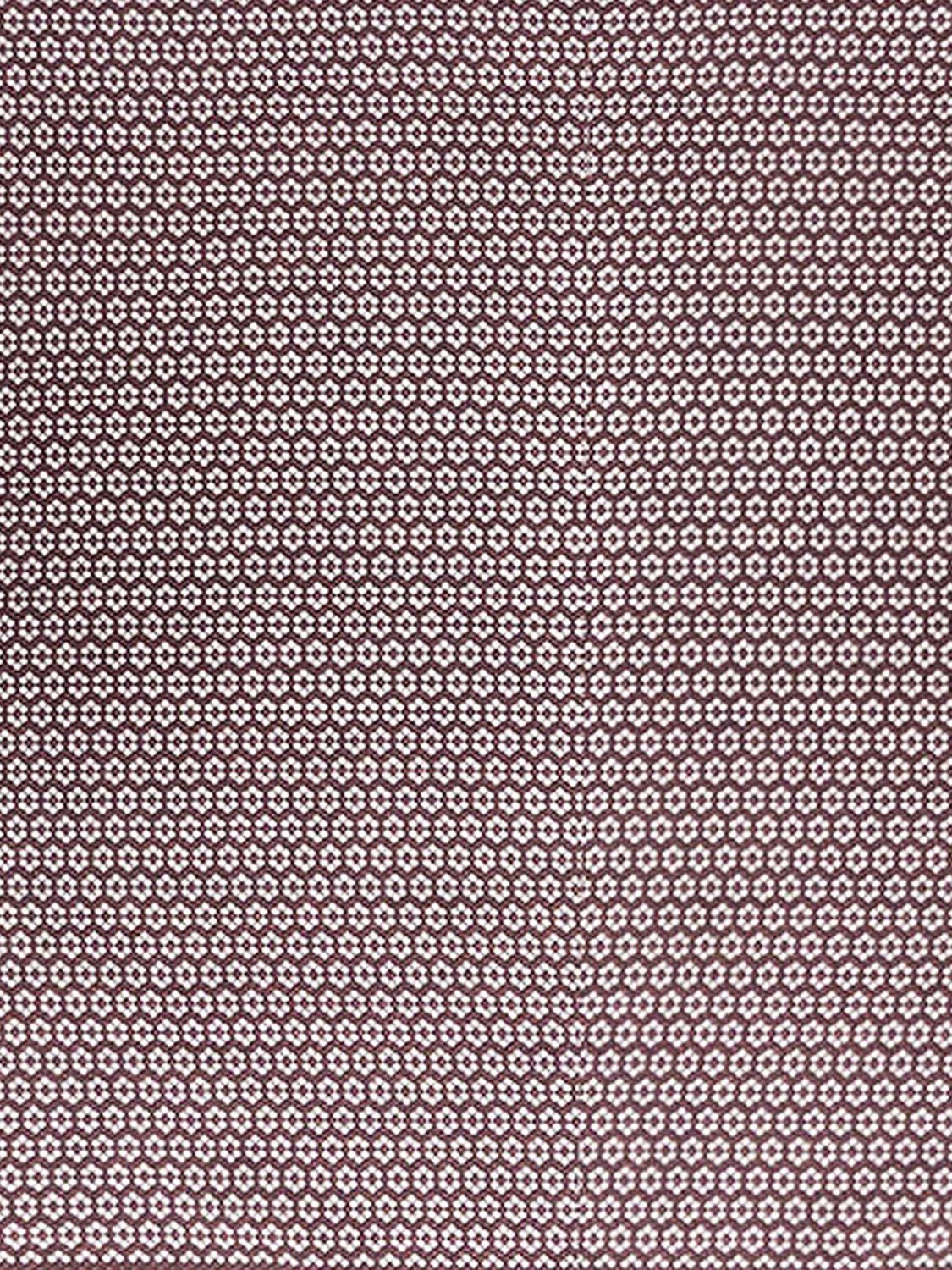 BRUNELLO CUCINELLI FOULARD: Pochette de costume Brunello Cucinelli en pure soie à imprimé abstrait, Vin - Img 2