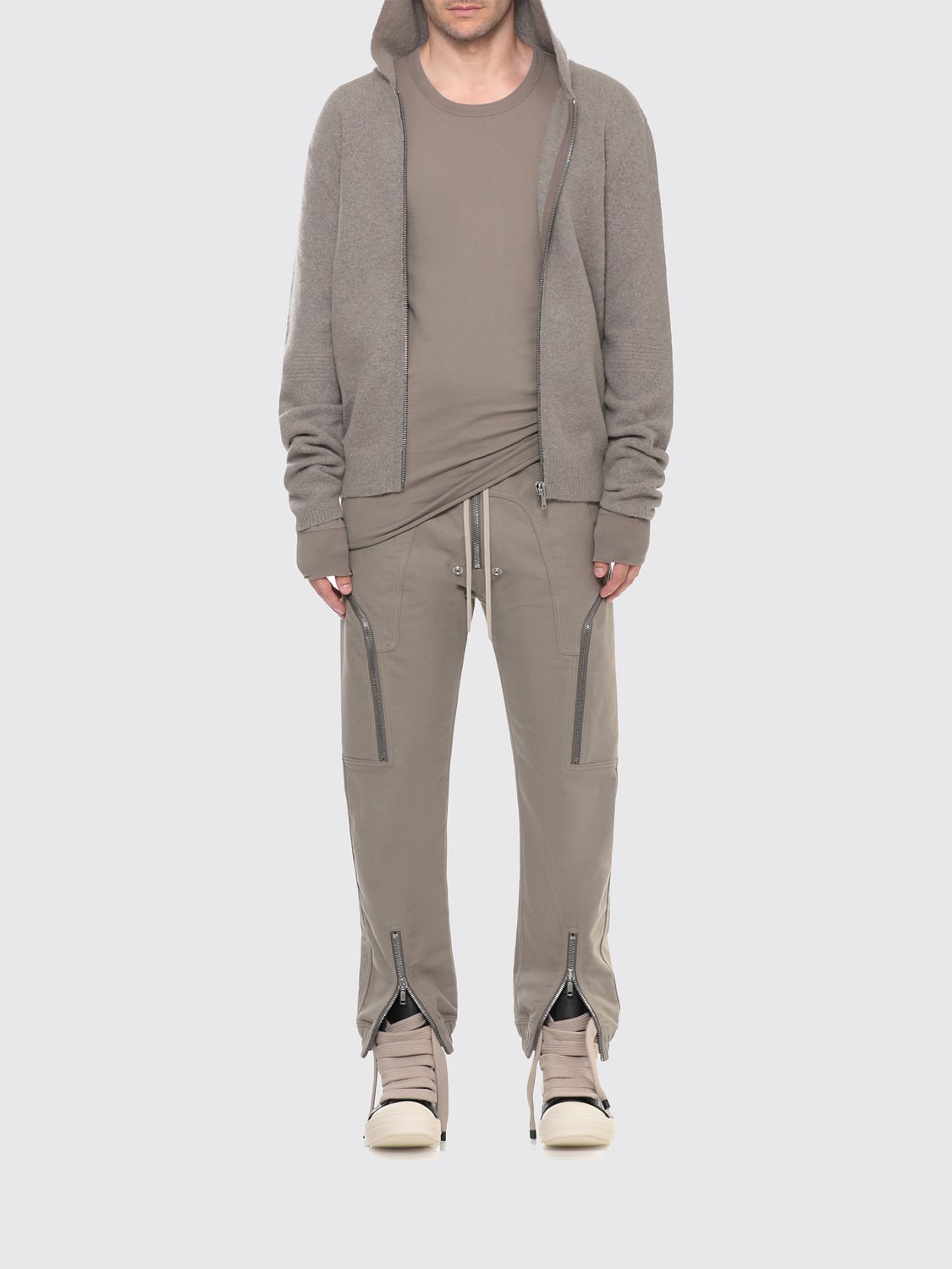 RICK OWENS 팬츠: 팬츠 남성 Rick Owens, 그레이 - Img 2